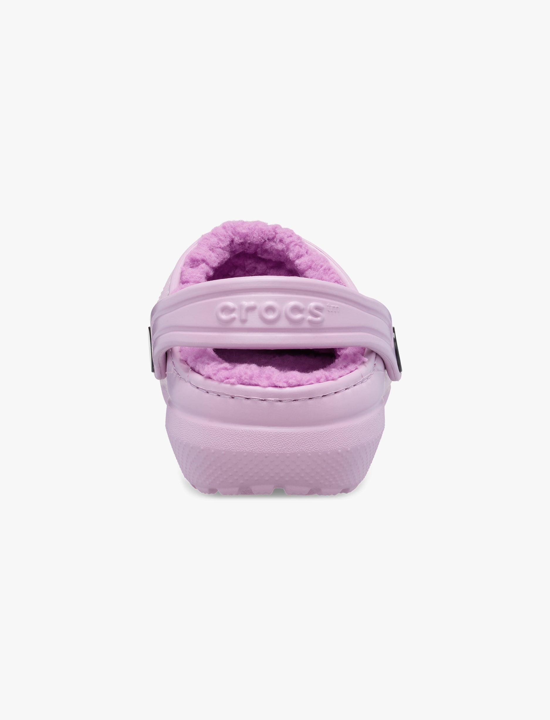 Crocs Classic Lined Clog K - כפכפים פרוותיים קרוקס לילדים בצבע ורוד/סגול