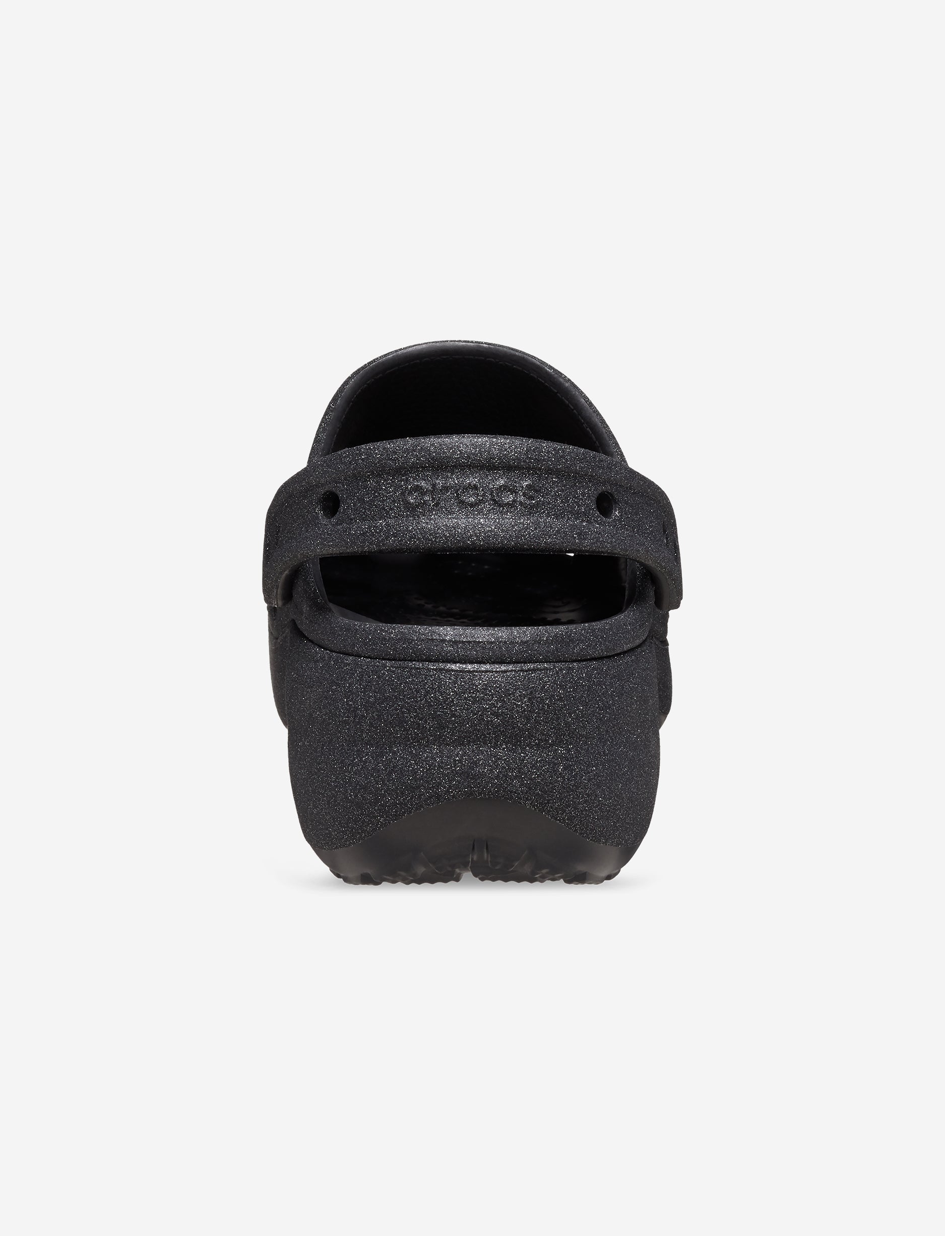 Crocs Classic Platform Glitter Clog W - כפכפי פלטפורמה נצנצים קרוקס לנשים בצבע שחור