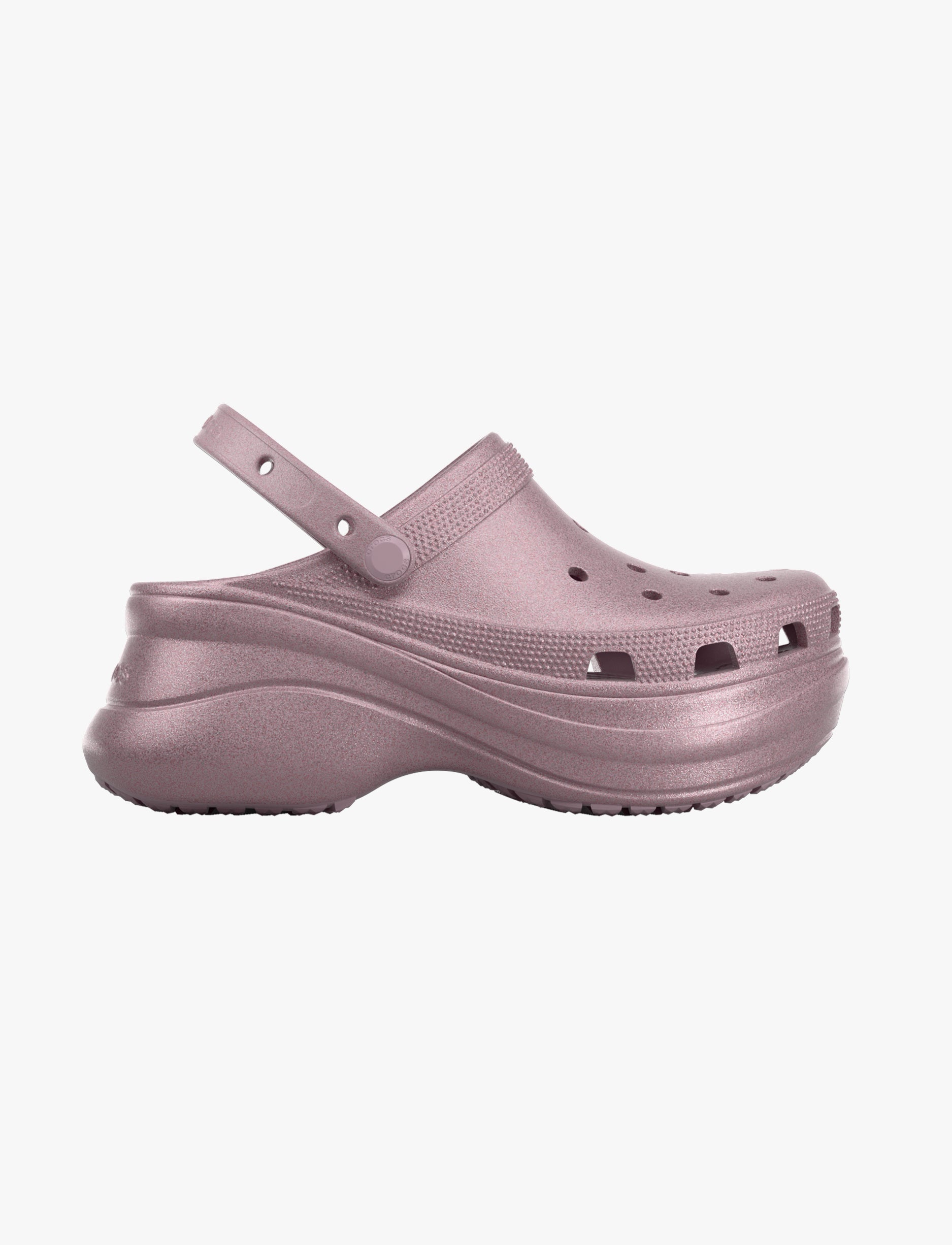 Crocs Bae Glitter Clog - כפכפי קלוג קרוקס ביי פלטפורמה לנשים בצבע ורוד צנצים