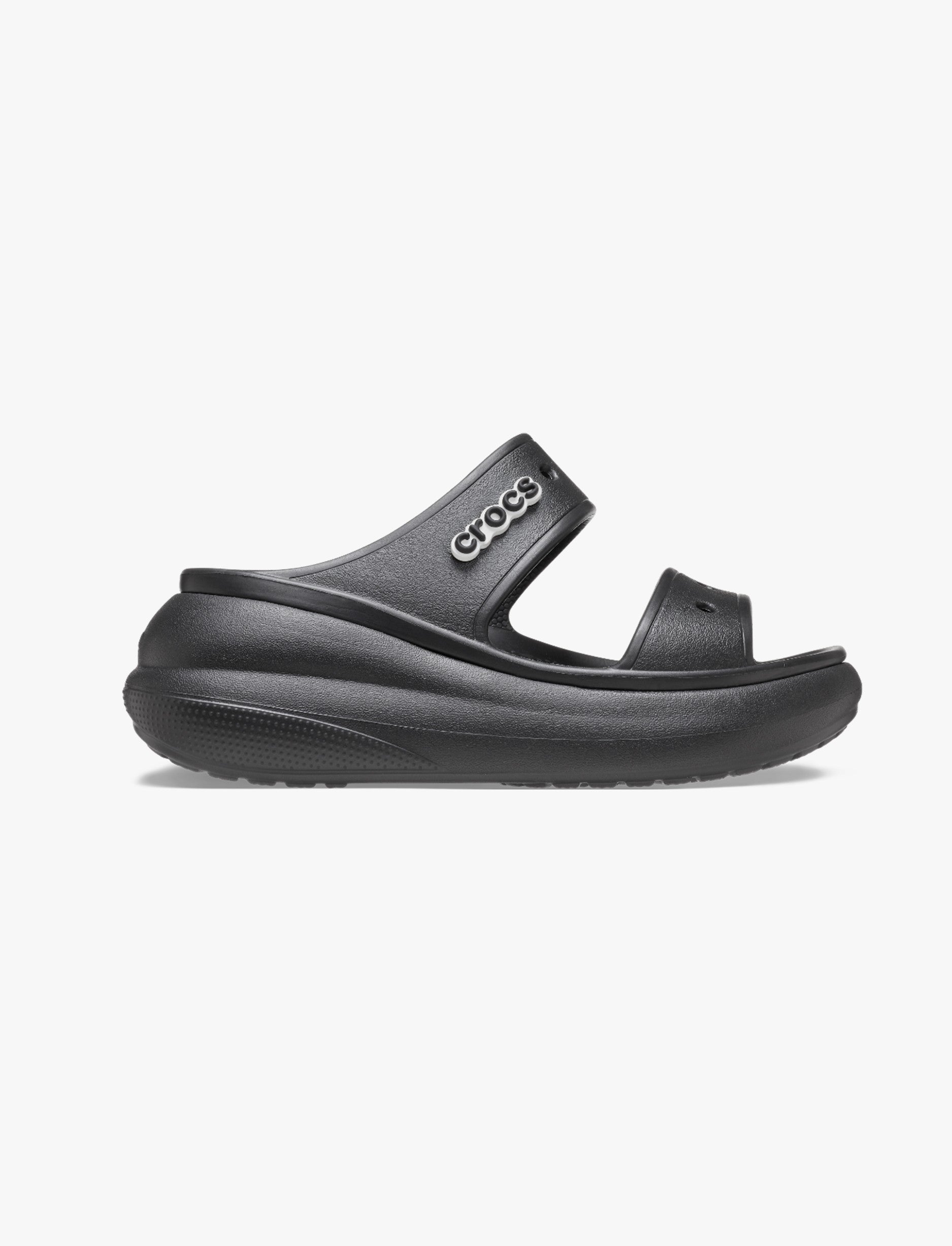 Crocs Classic Crush Sandal - כפכפי קראש קרוקס לנשים בצבע שחור