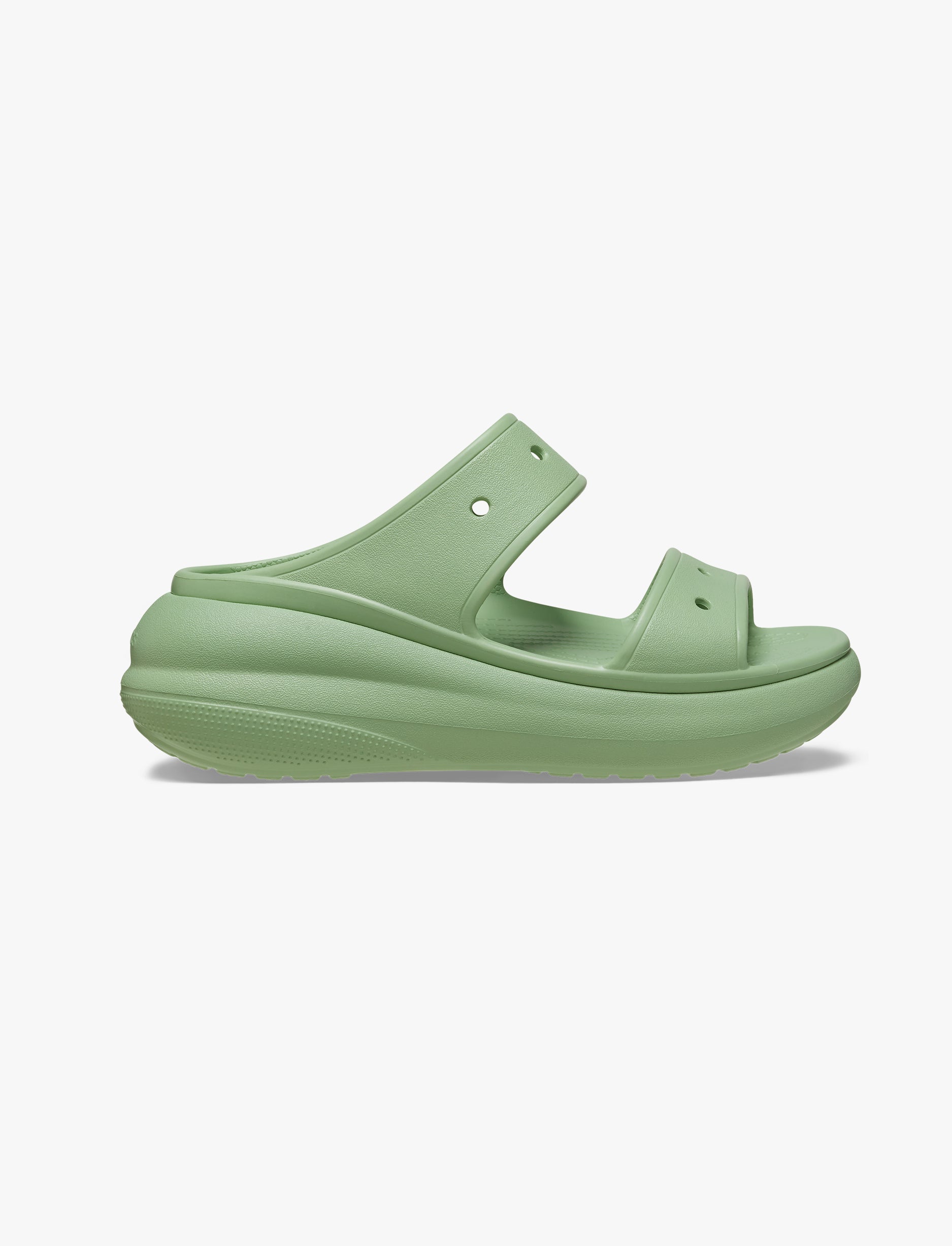 Crocs Classic Crush Sandal - כפכפי קראש קרוקס לנשים בצבע ירוק פייר
