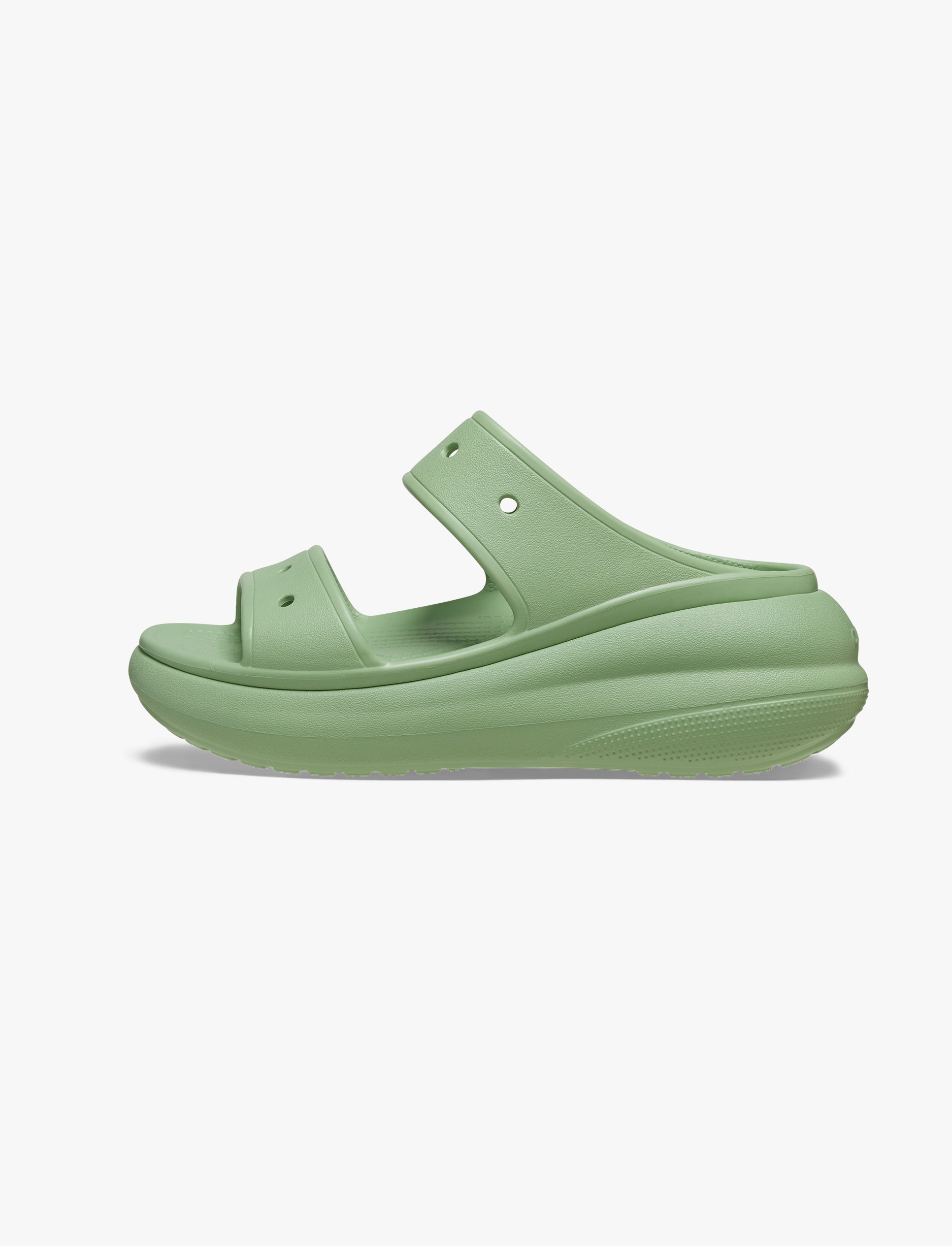 Crocs Classic Crush Sandal - כפכפי קראש קרוקס לנשים בצבע ירוק פייר