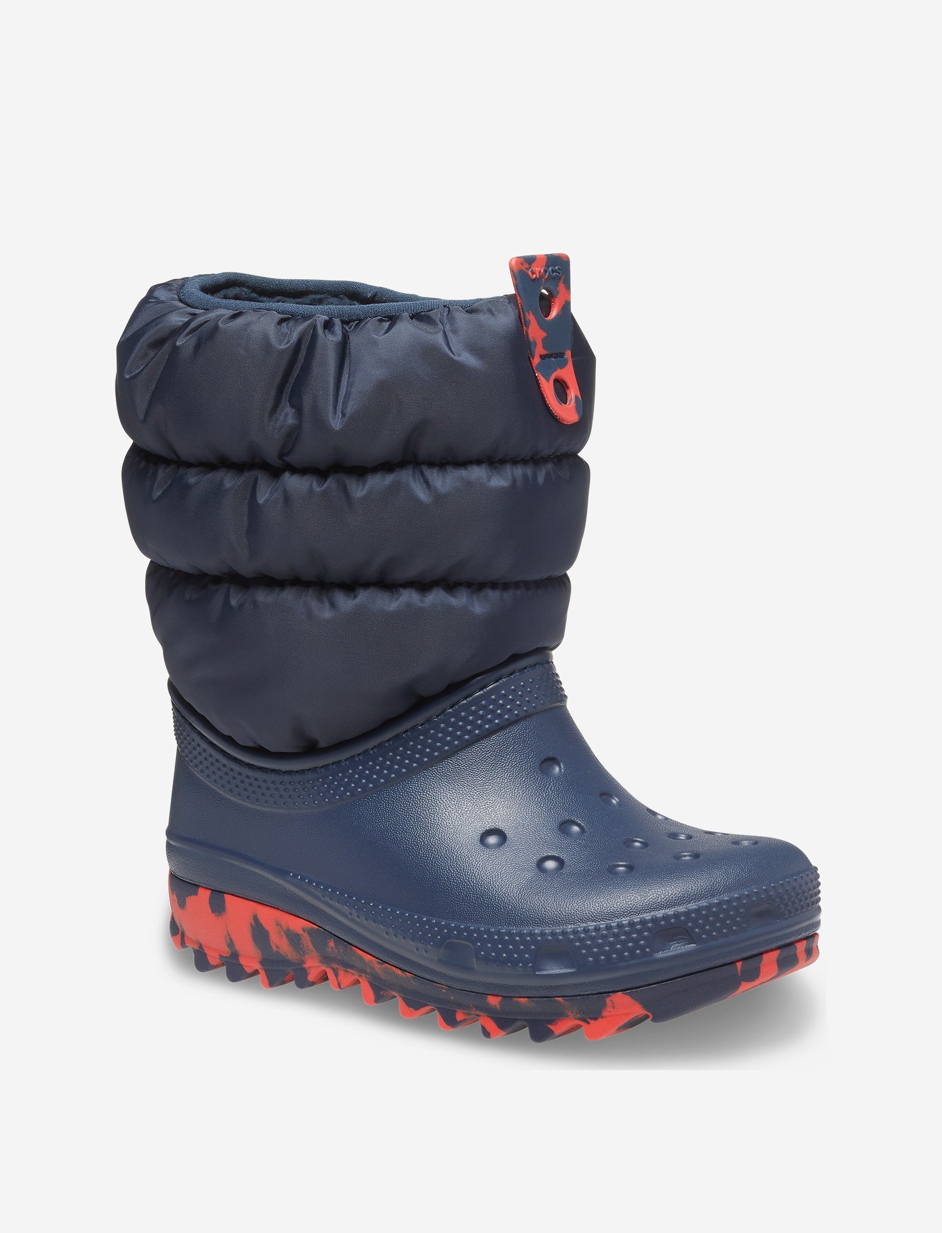 Crocs Classic Neo Puff Boot K - מגפיים לילדים קרוקס בצבע נייבי