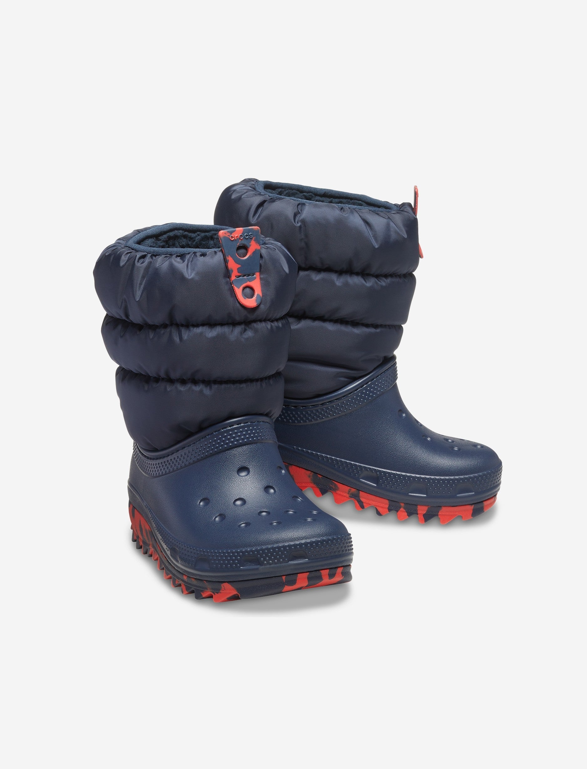 Crocs Classic Neo Puff Boot K - מגפיים לילדים קרוקס בצבע נייבי