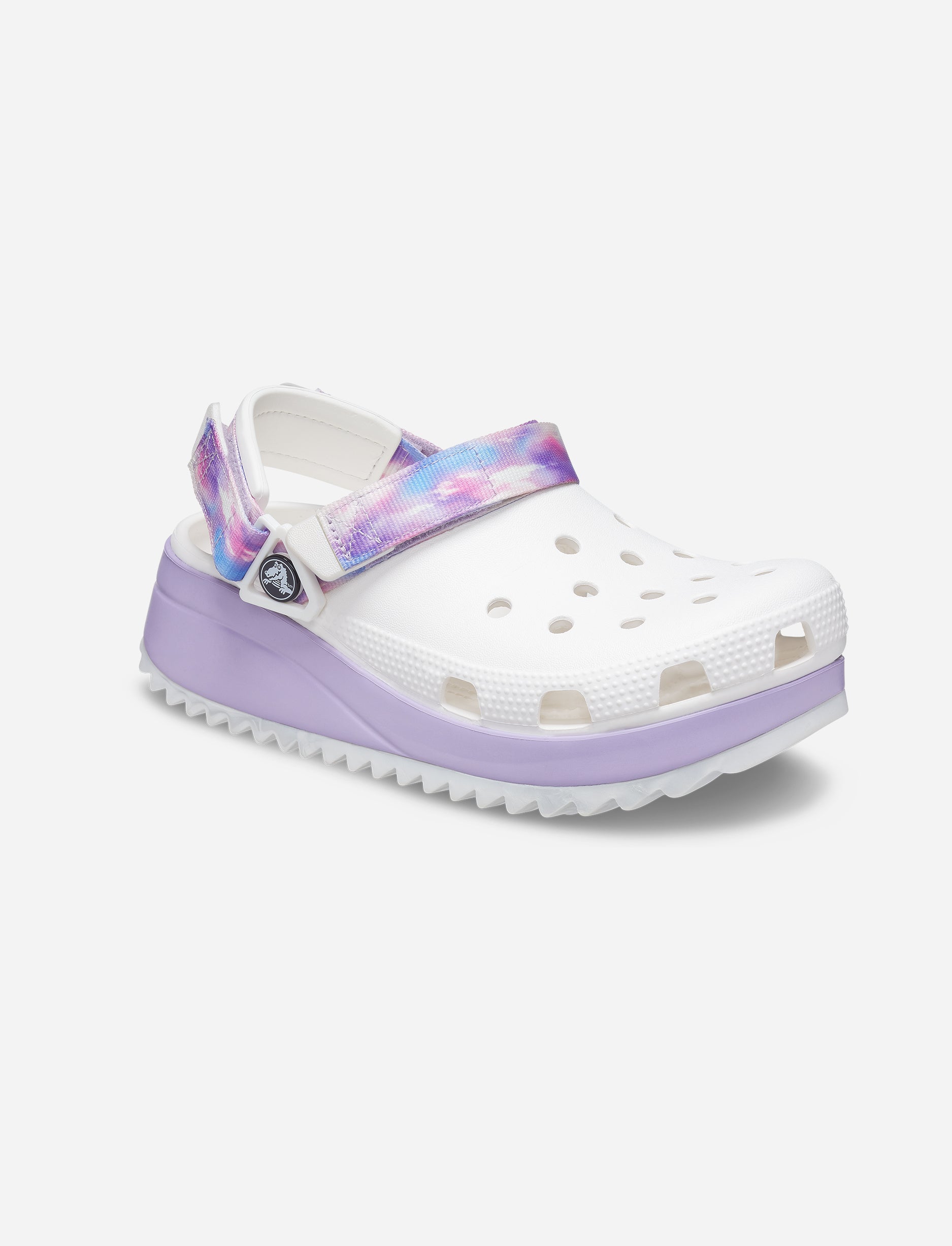 Crocs Classic Hiker Dream Clog - כפכפי פלטפורמה לנשים קרוקס בצבע לבן/לבנדר