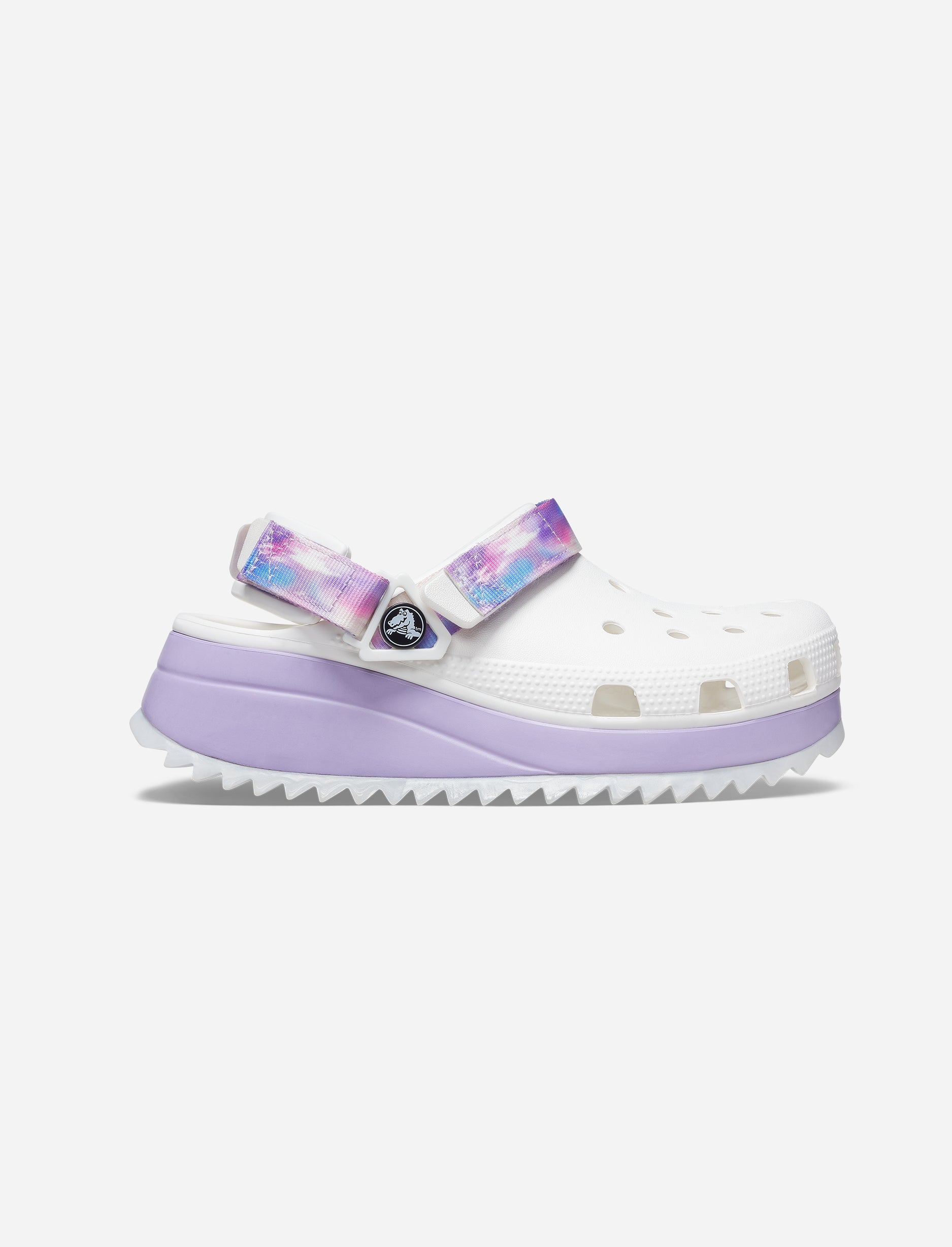 Crocs Classic Hiker Dream Clog - כפכפי פלטפורמה לנשים קרוקס בצבע לבן/לבנדר