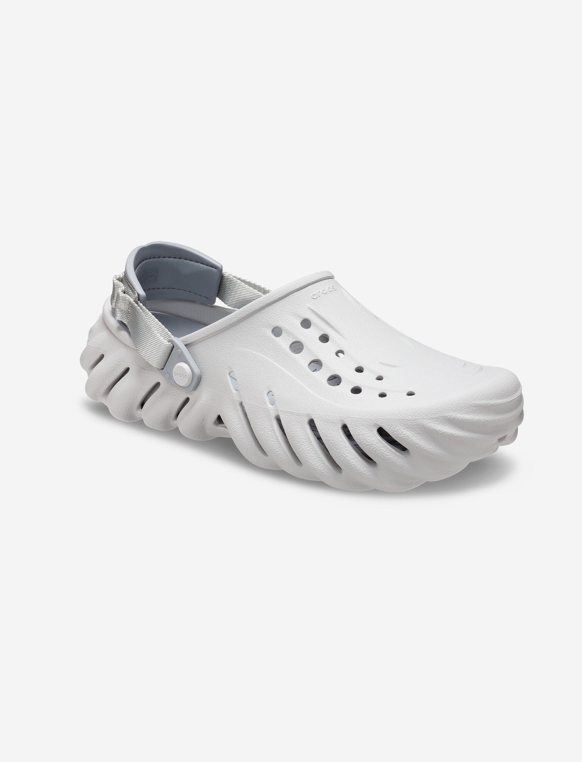 Crocs Echo Clog - כפכפי קלוג אקו קרוקס בצבע אפור בהיר