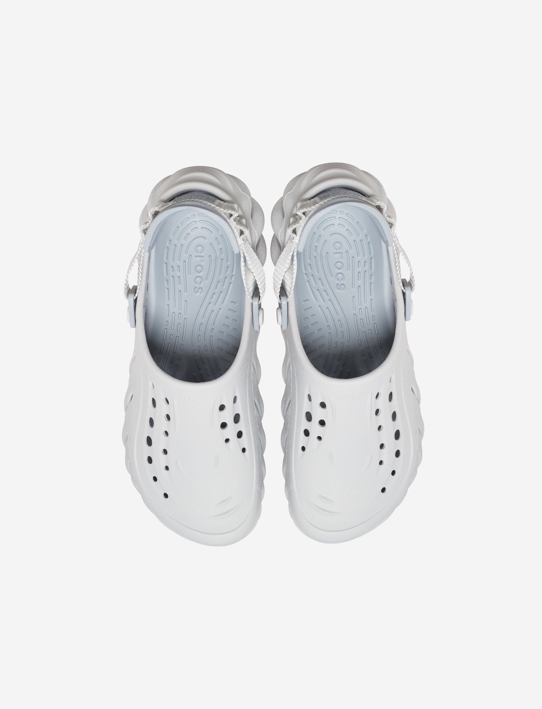 Crocs Echo Clog - כפכפי קלוג אקו קרוקס בצבע אפור בהיר