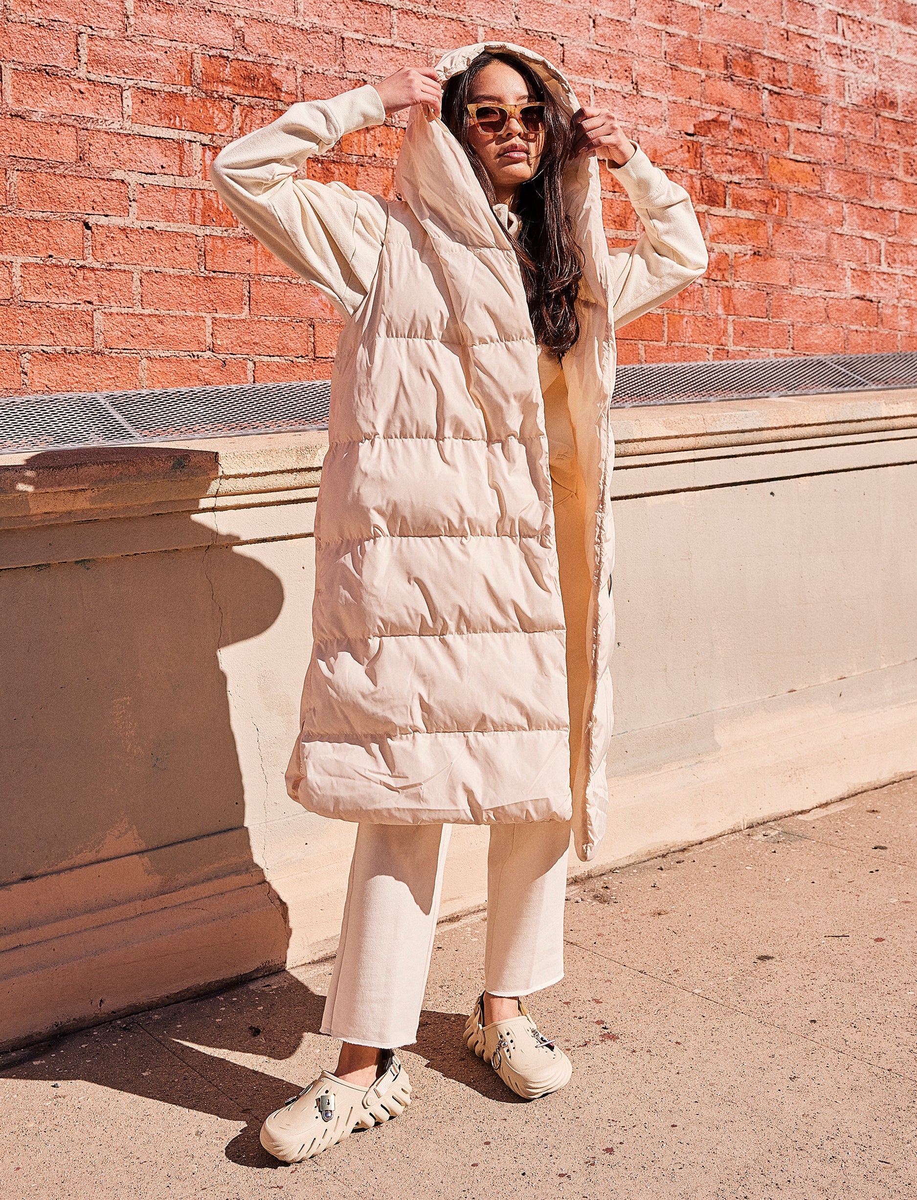 Crocs Echo Clog - כפכפי קלוג אקו קרוקס בצבע בון/שחור