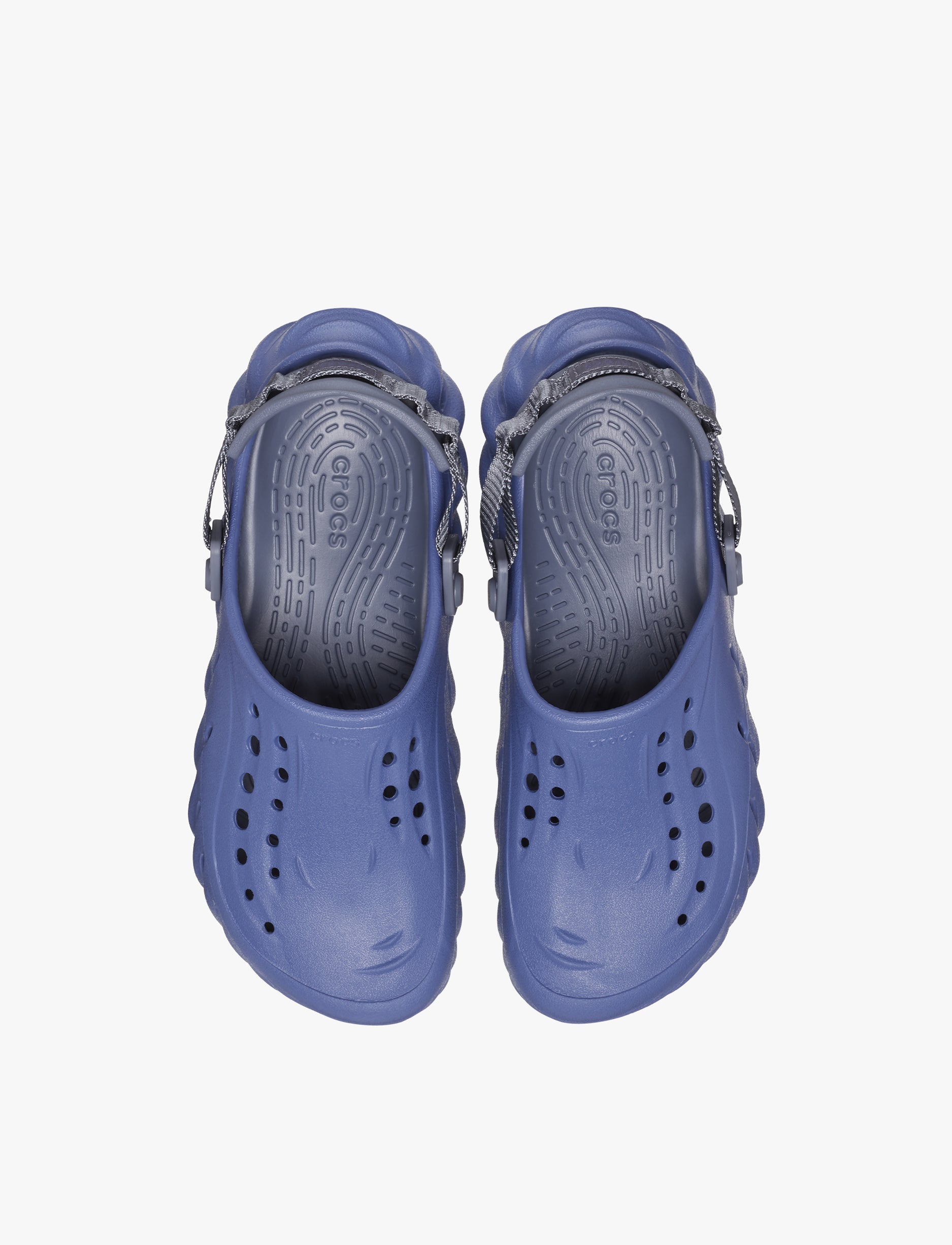 Crocs Echo Clog - כפכפי קלוג אקו קרוקס בצבע כחול ביג'ו