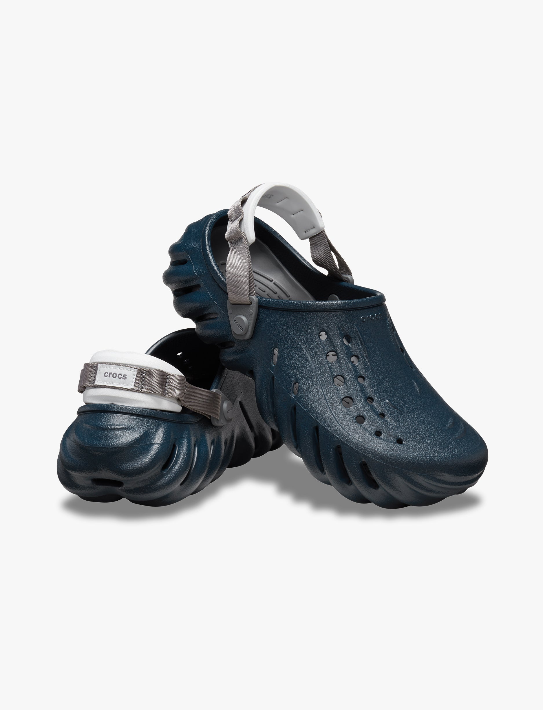 Crocs Echo Clog - כפכפי קלוג אקו קרוקס בצבע כחול חשיכה