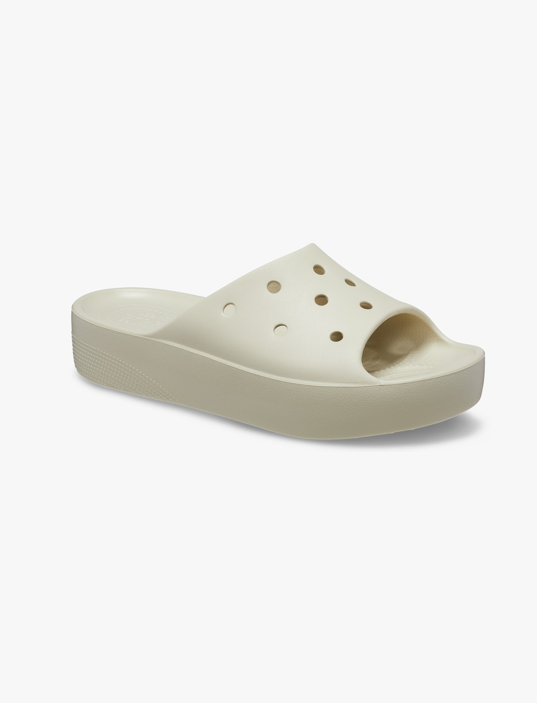 Crocs Classic Platform Slide - כפכפי סליייד פלטפורמה לנשים