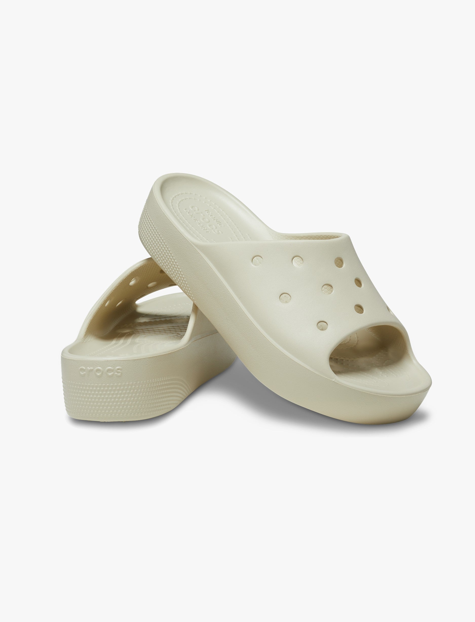 Crocs Classic Platform Slide - כפכפי סליייד פלטפורמה לנשים