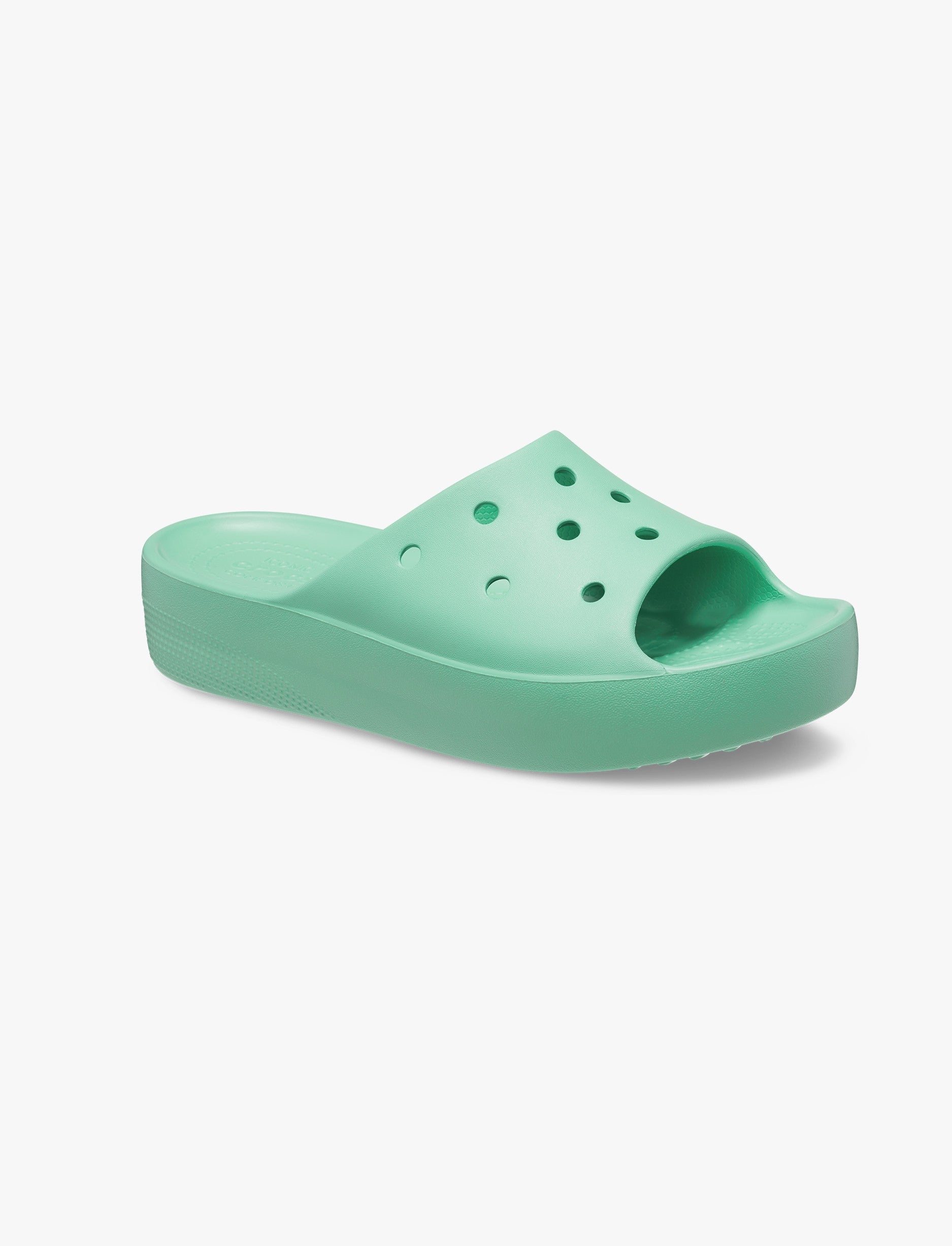 Crocs Classic Platform Slide - כפכפי סליייד פלטפורמה לנשים