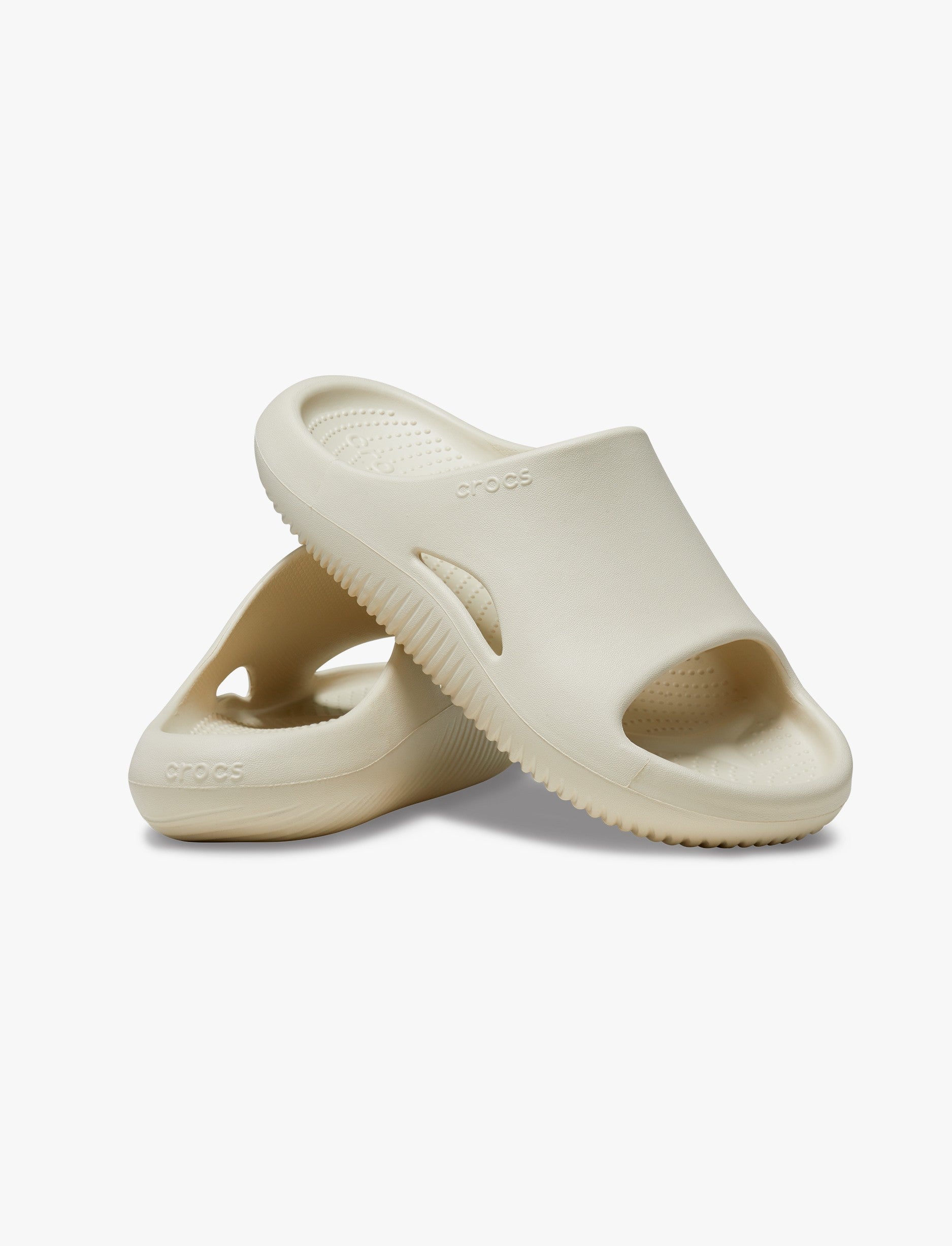 Crocs Mellow Slide - כפכפי קרוקס סלייד מילו בצבע עצם