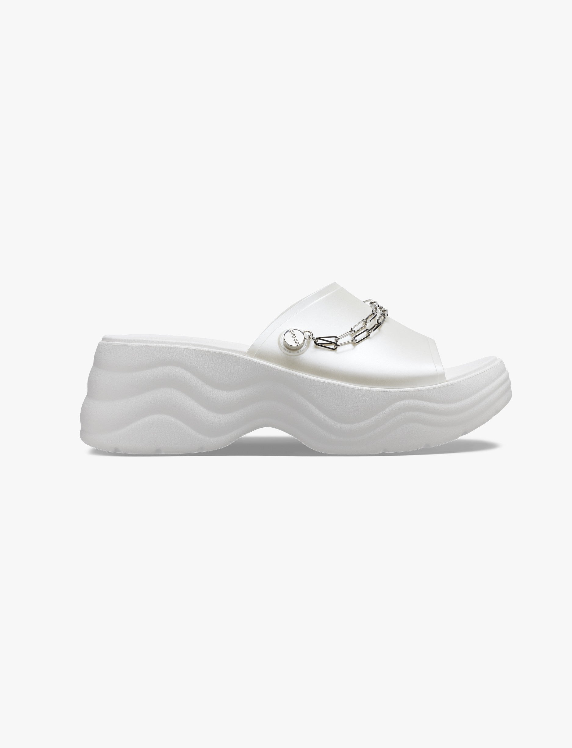 Crocs Skyline Shimmer Slide - כפכפי סלייד פלטפורמה קרוקס לנשים