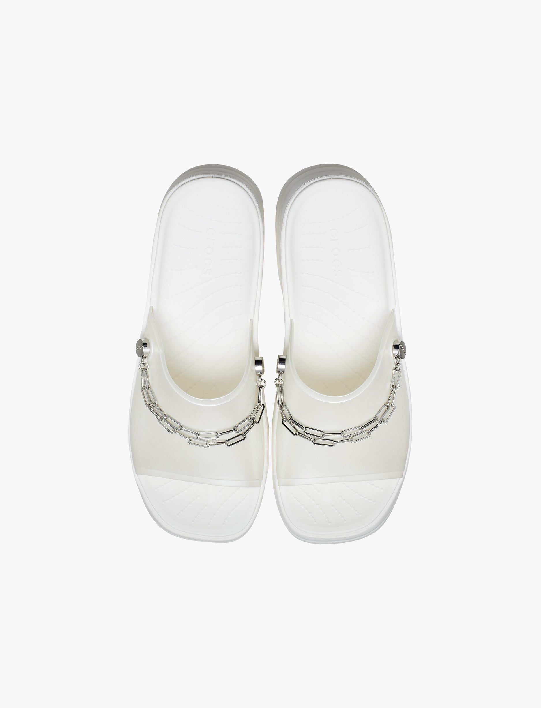 Crocs Skyline Shimmer Slide - כפכפי סלייד פלטפורמה קרוקס לנשים