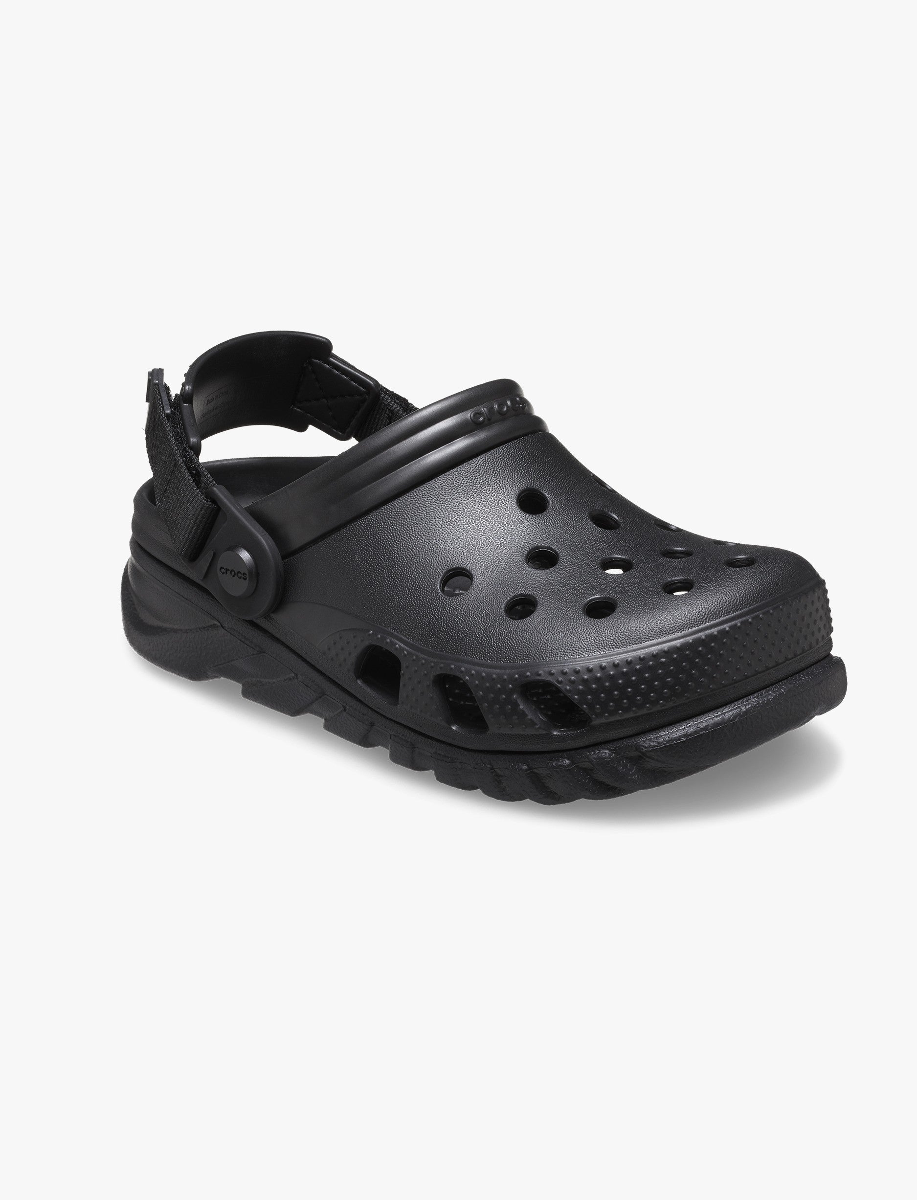 Crocs Duet Max II Clog - כפכפי קרוקס קלוג מעוצבות בסטריט-סטייל בצבע שחור
