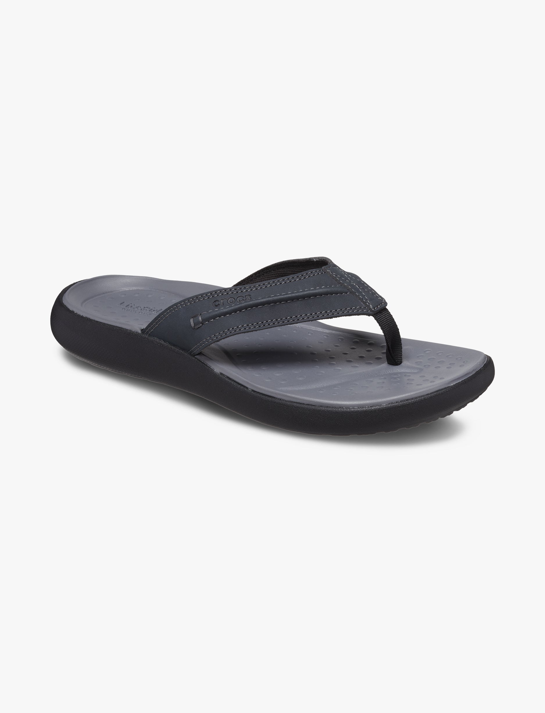 Crocs Yukon Vista II LR Flip - כפכפי אצבע קרוקס יוקון ויסטה לגברים בצבע שחור