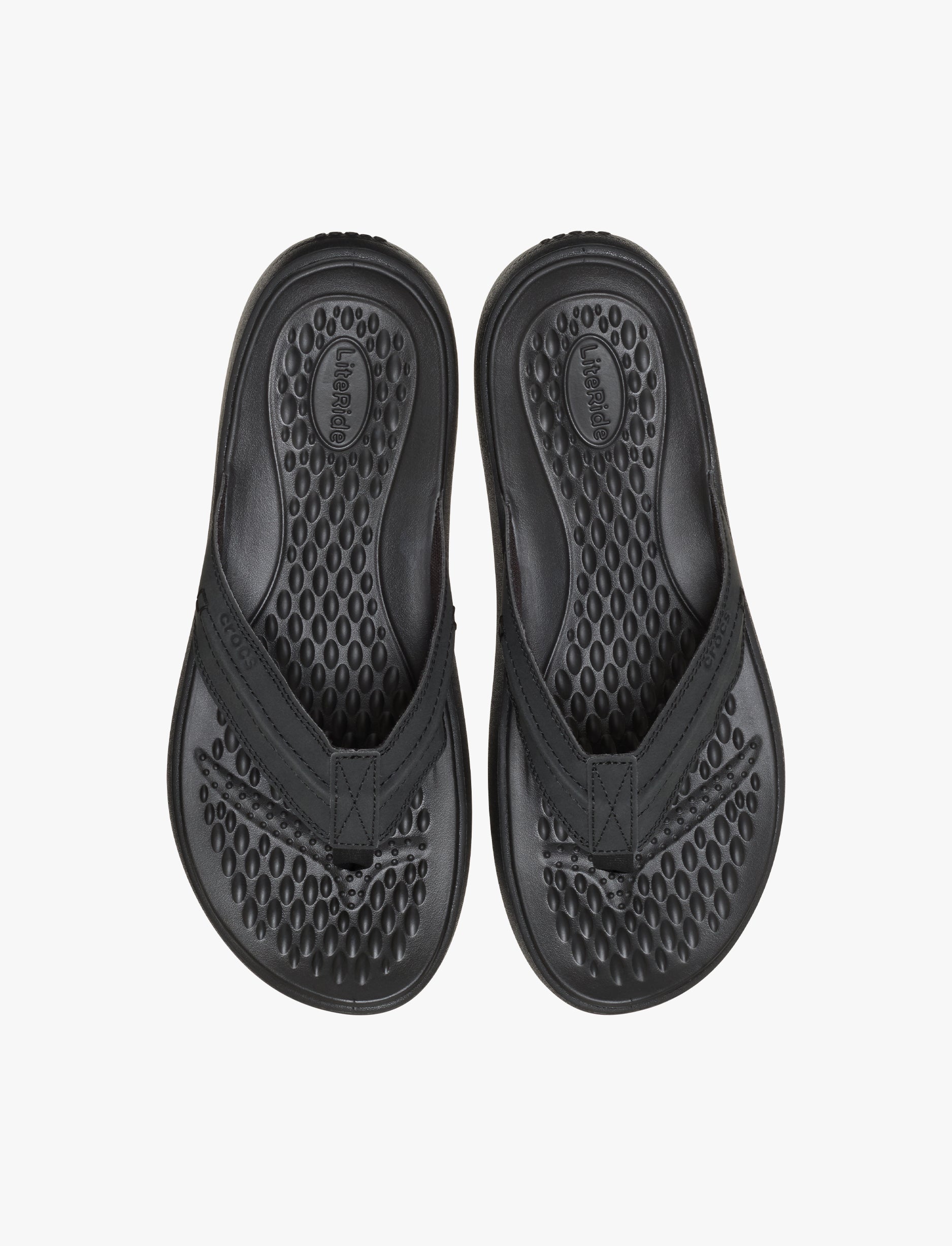 Crocs Yukon Vista II LR Flip - כפכפי אצבע קרוקס יוקון ויסטה לגברים בצבע שחור/שחור