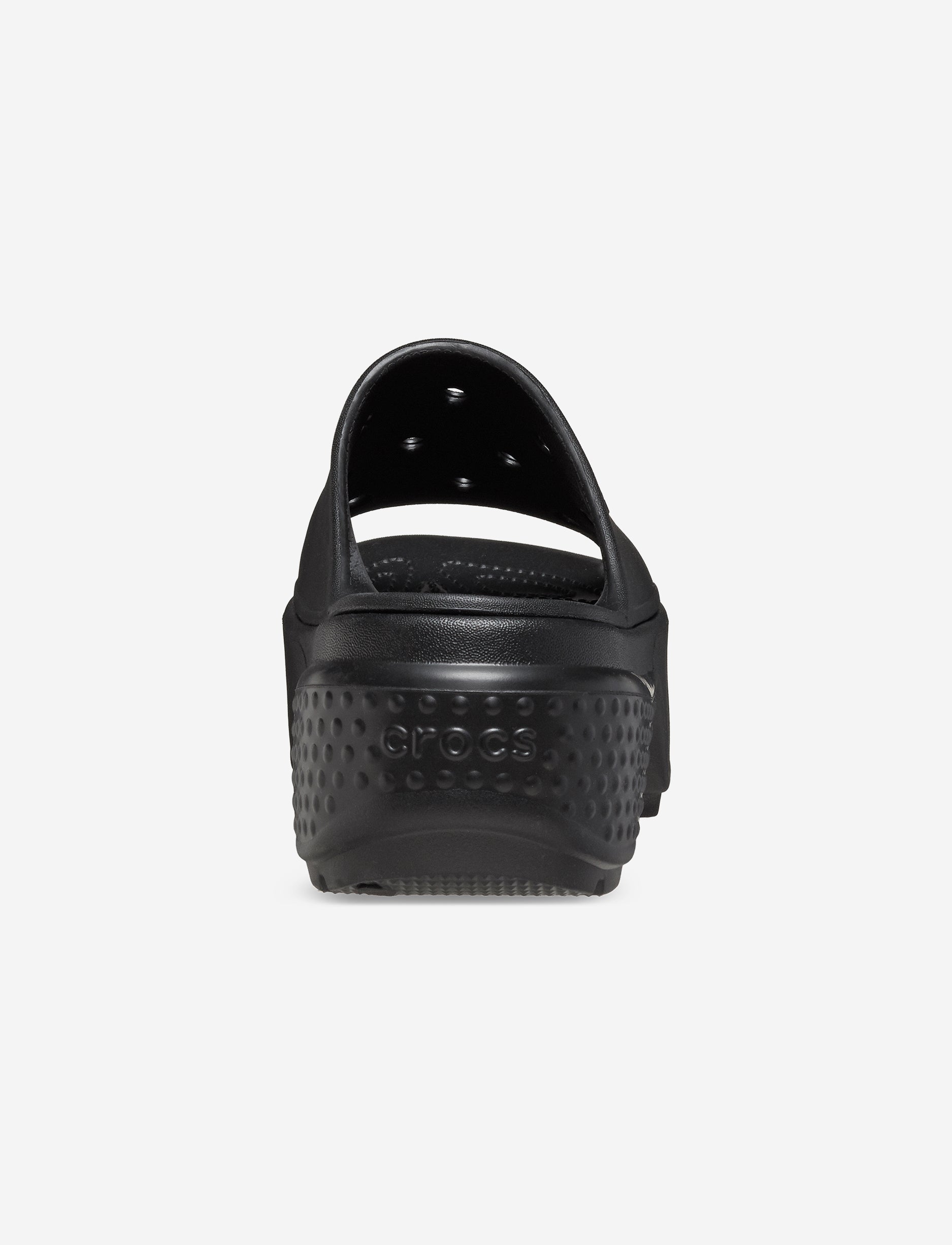 Crocs Stomp Slide - כפכפי פלטפורמה סטומפ סלייד קרוקס לנשים בצבע שחור