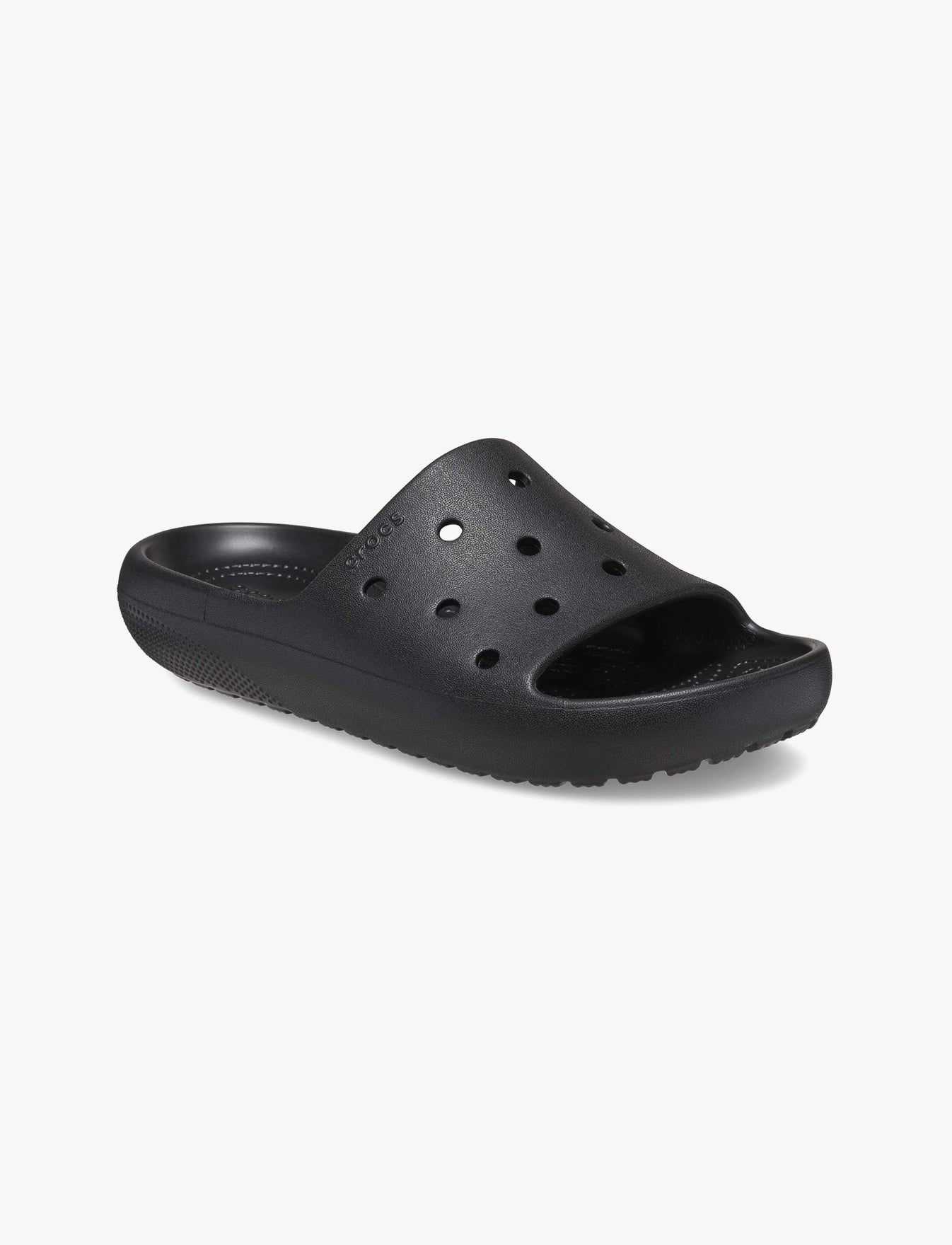 Crocs Classic Slide v2 - כפכפי סלייד קרוקס בצבע שחור
