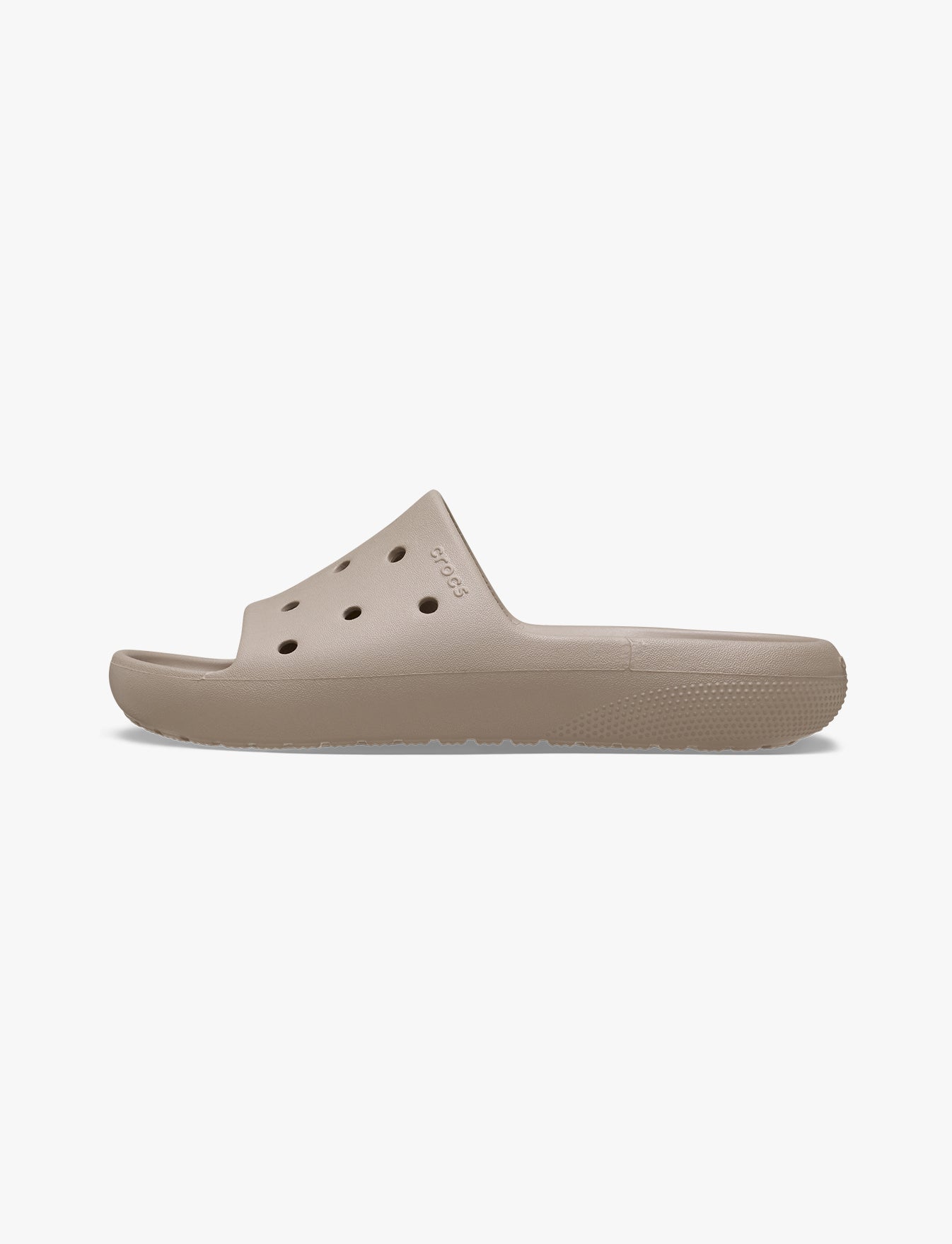 Crocs Classic Slide v2 - כפכפי סלייד קרוקס בצבע טאופ