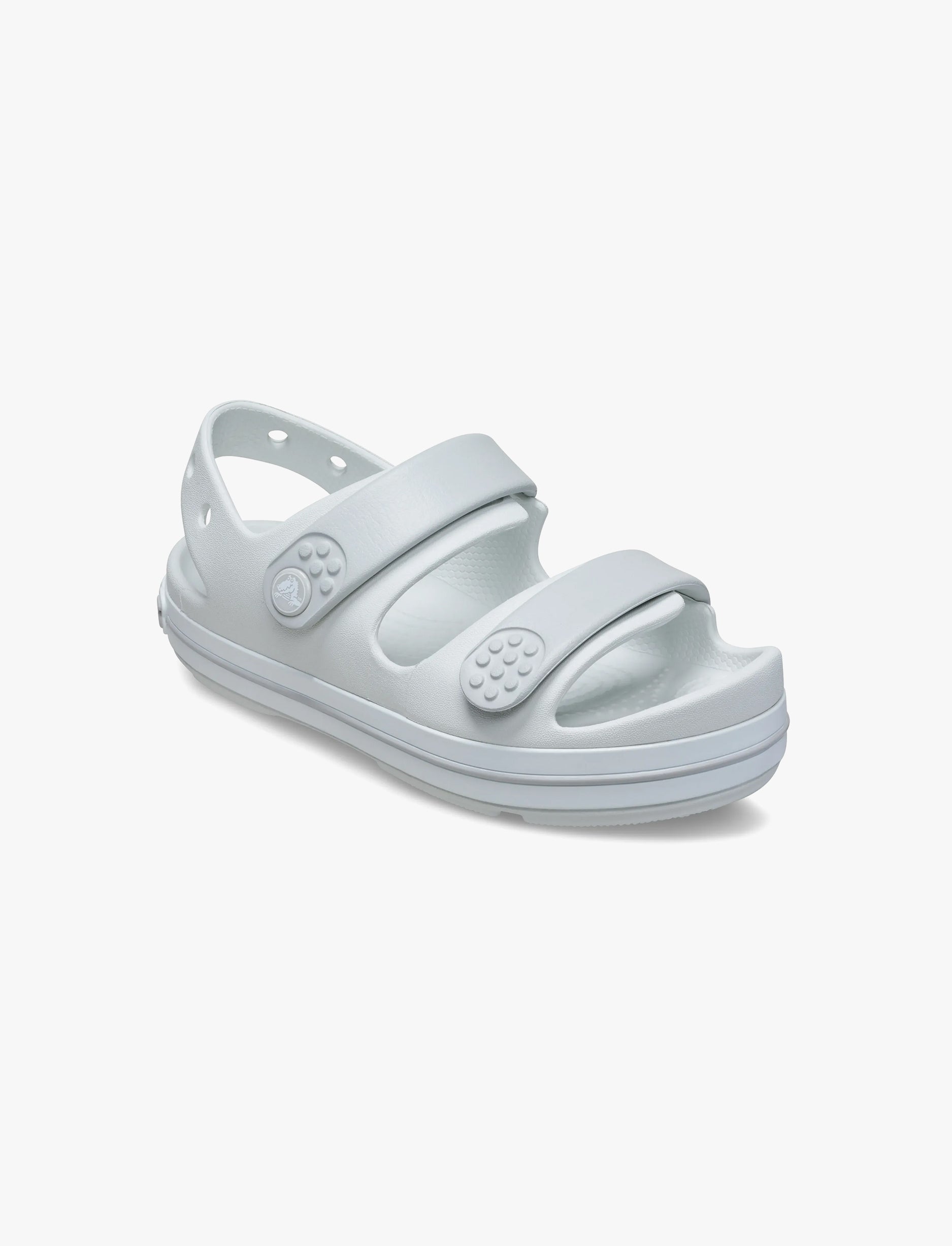 Crocs Crocband Cruiser Sandal K - סנדלי קרוקבנד לילדים בצבע אור ירח/אפור אטמוספי