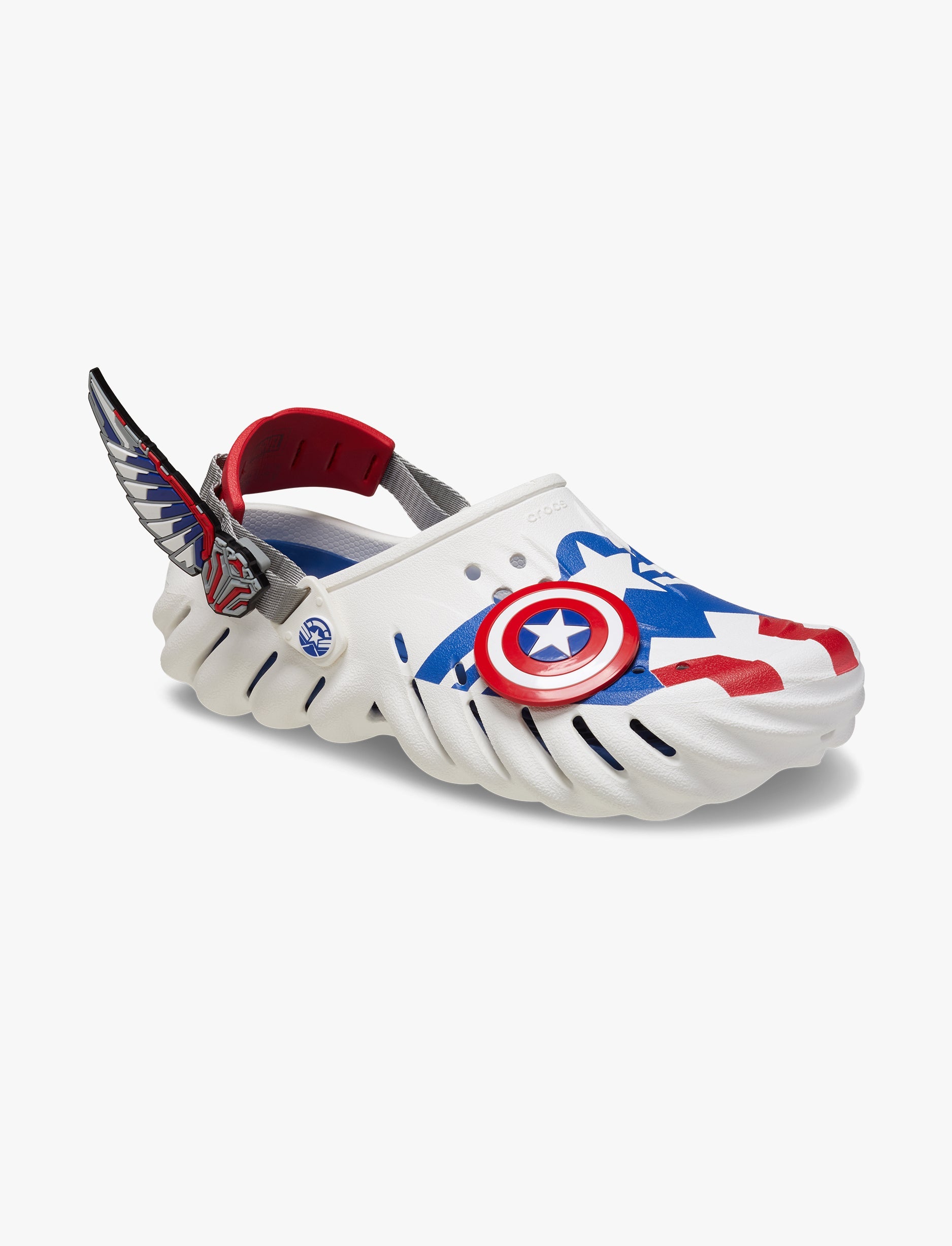 Crocs Captain America Echo Clog - כפכפי אקו קלוג קרוקס קפטן אמריקה בצבע לבן