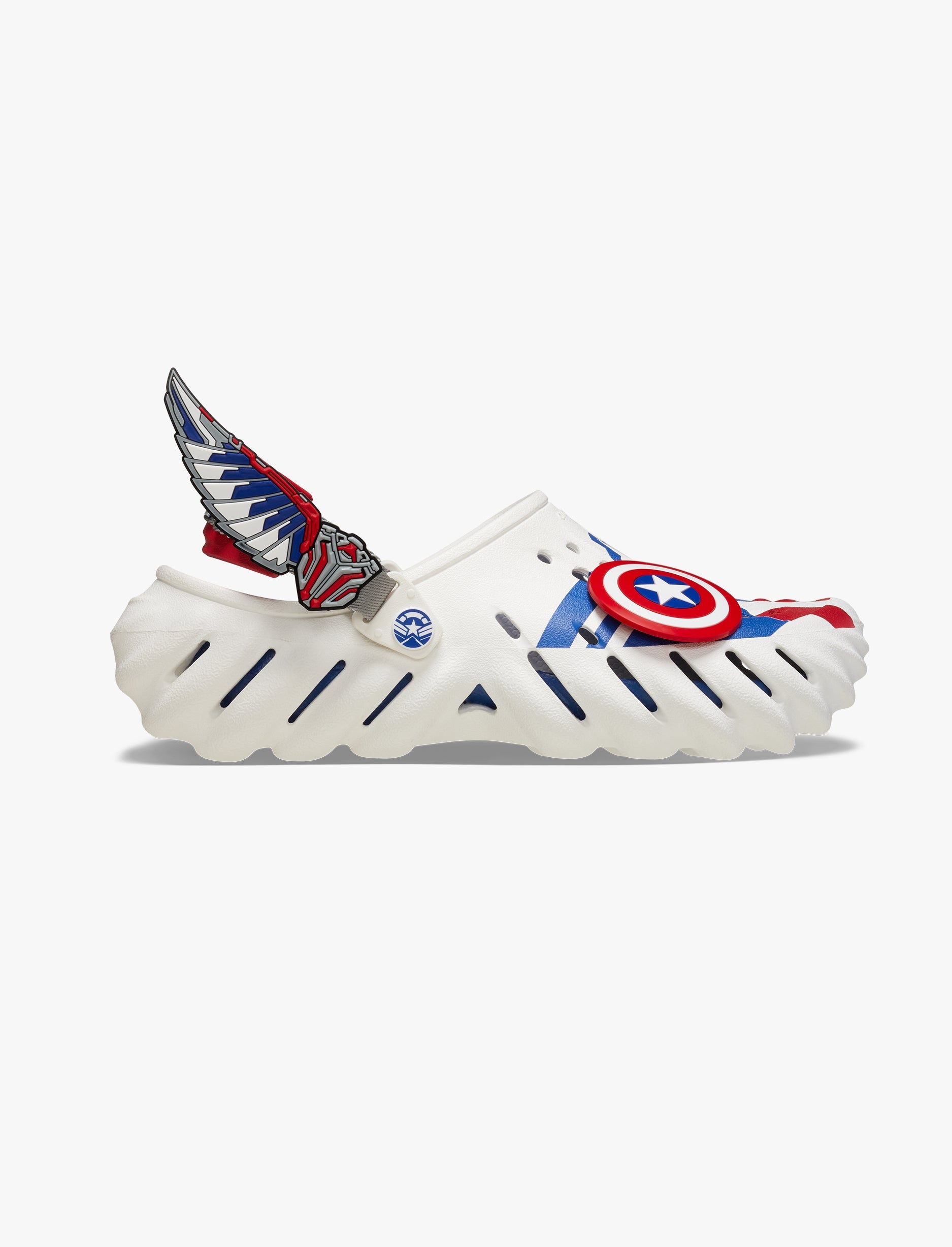 Crocs Captain America Echo Clog - כפכפי אקו קלוג קרוקס קפטן אמריקה בצבע לבן