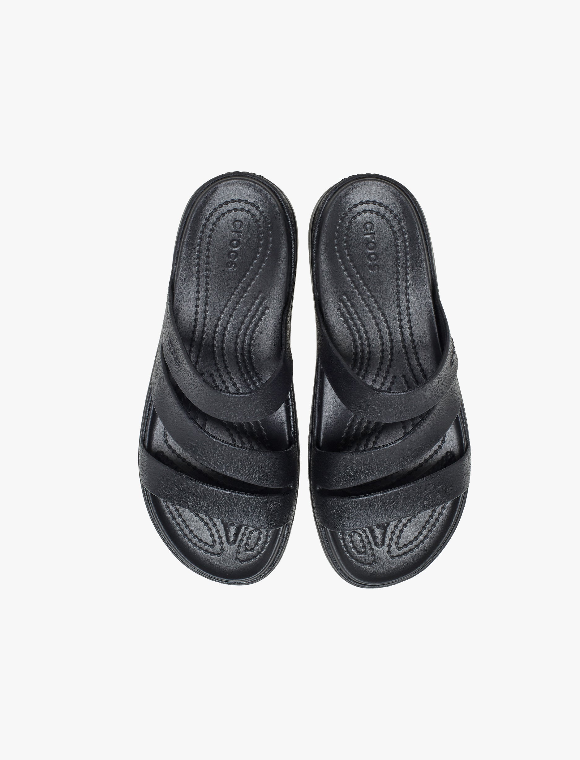 Crocs Getaway Strappy - כפכפי קרוקס לנשים בצבע שחור