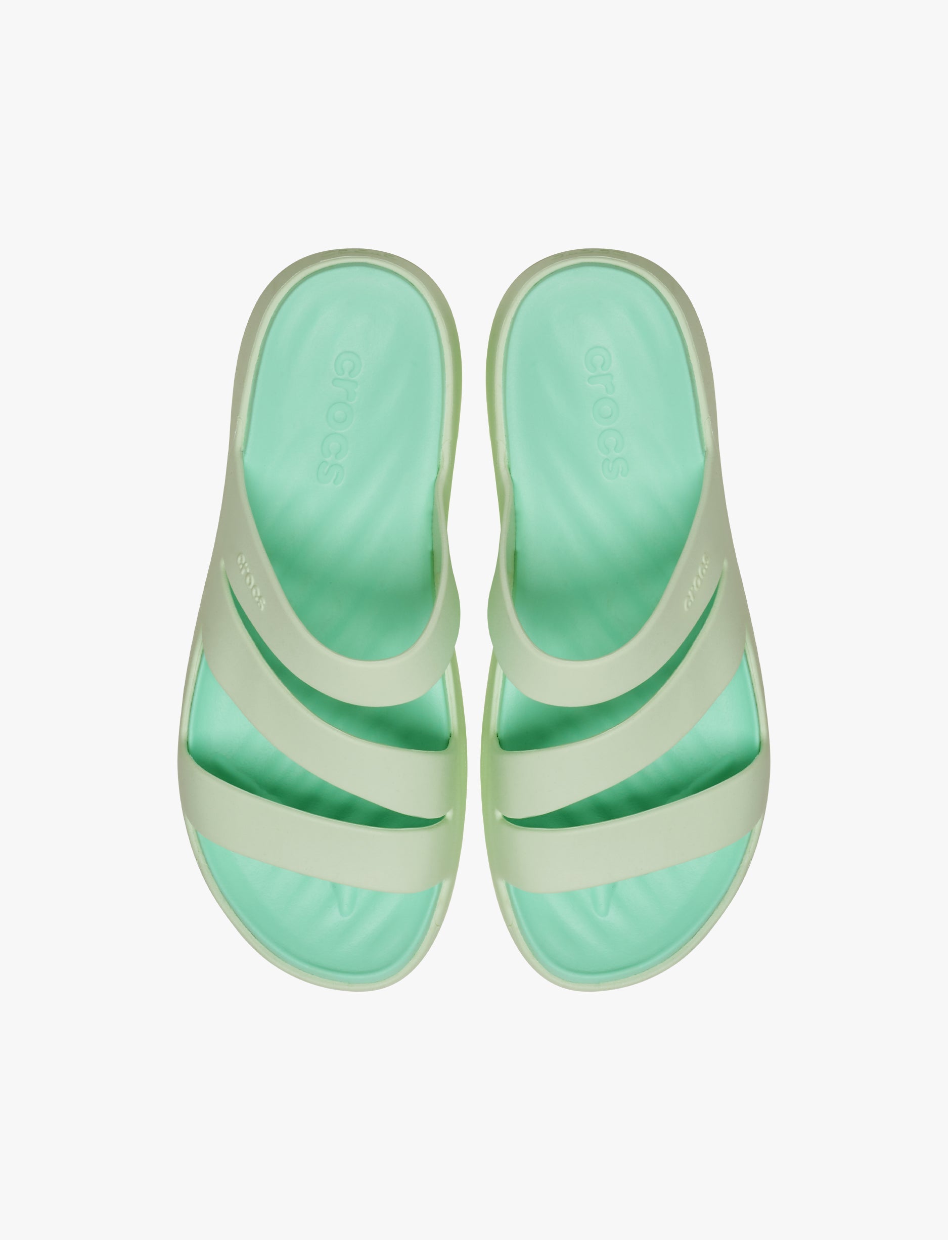 Crocs Getaway Strappy - כפכפי קרוקס לנשים בצבע ג'ייד טינט