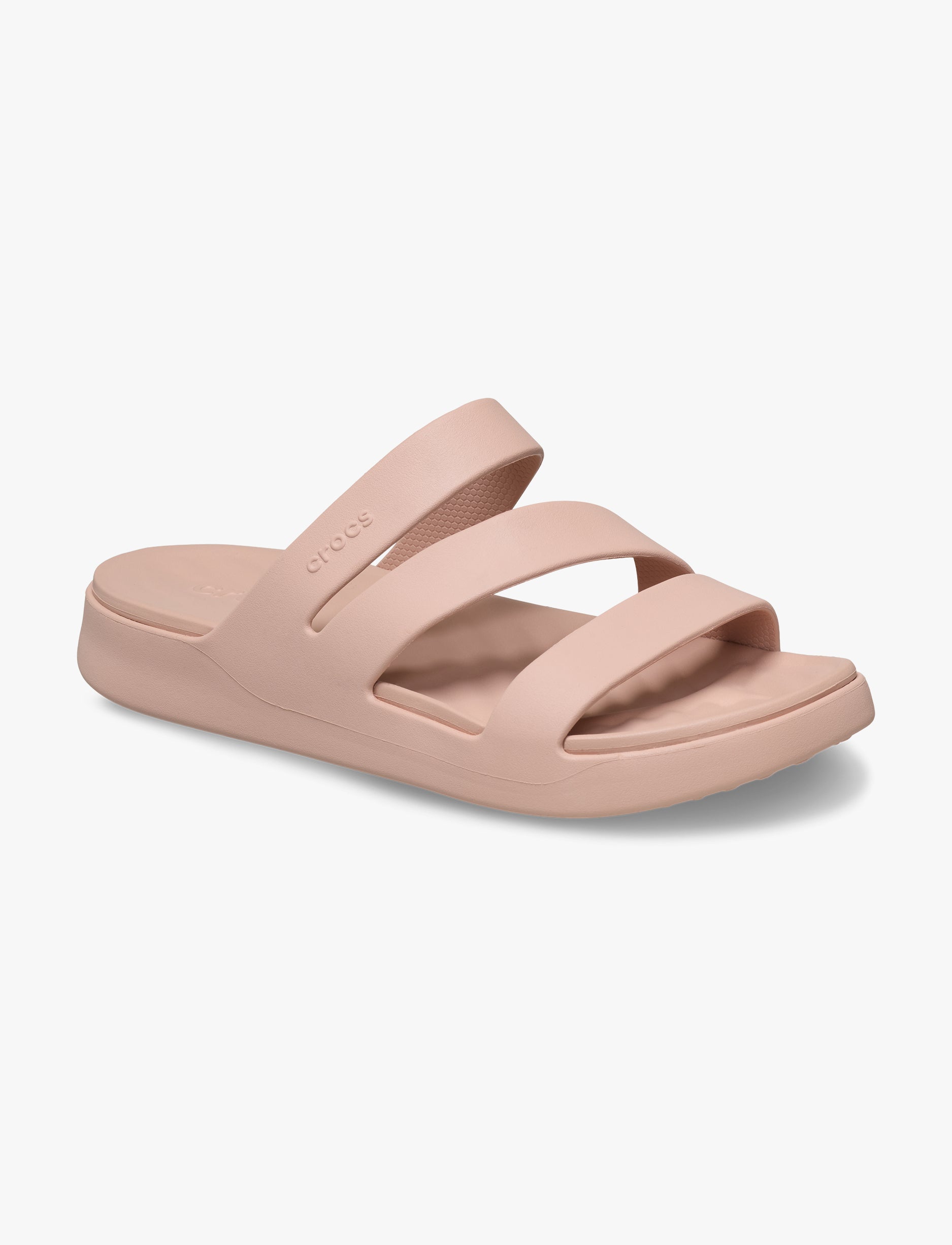 Crocs Getaway Strappy - כפכפי קרוקס לנשים בצבע בלאש ורוד