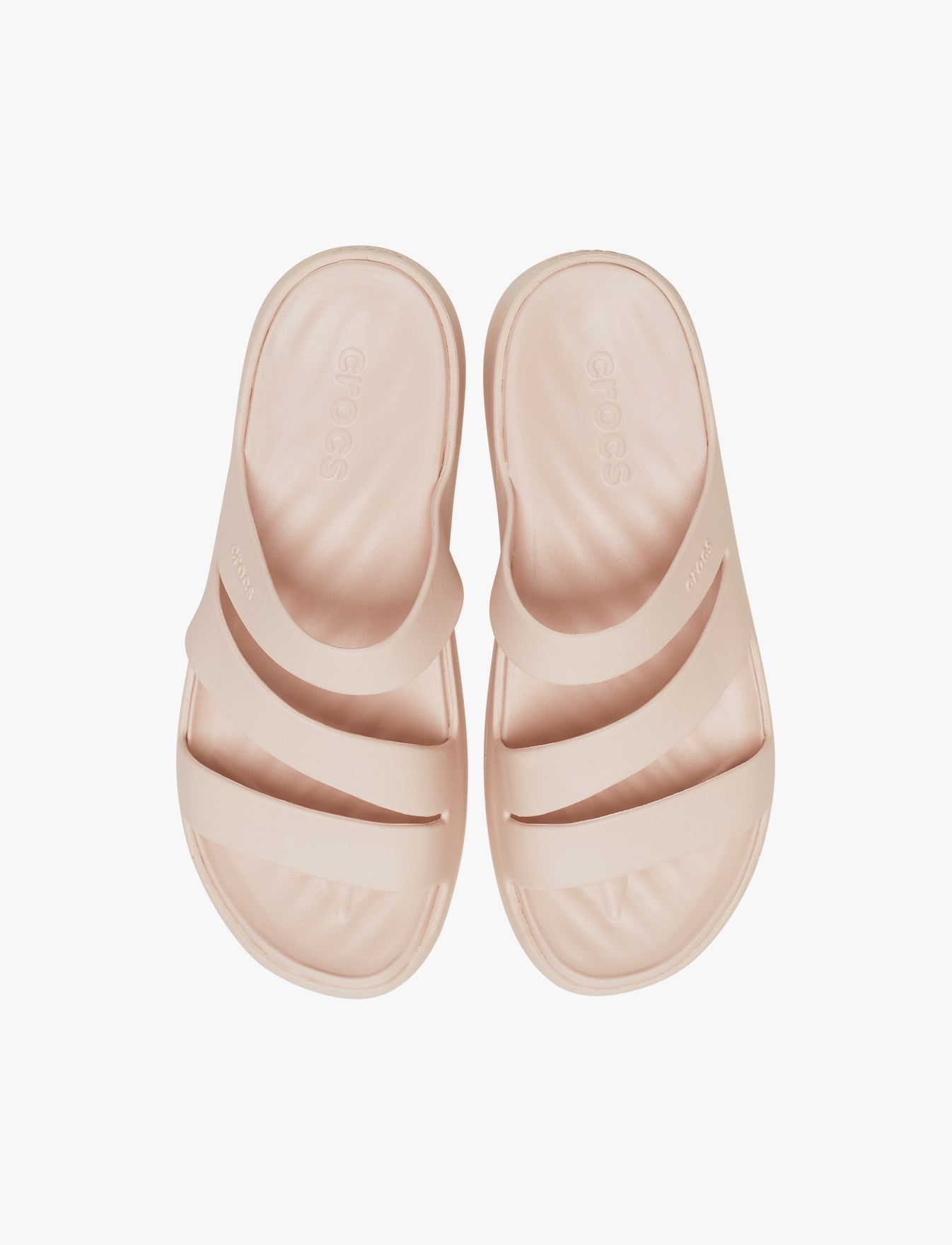 Crocs Getaway Strappy - כפכפי קרוקס לנשים בצבע קוורץ