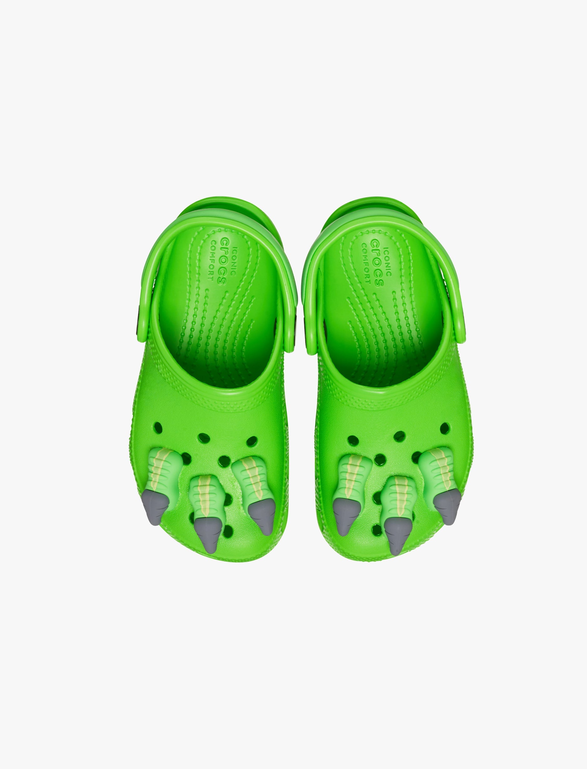 Crocs Classic I AM Dinosaur Clog T - כפכפי קרוקס לילדים דינוזאור בצבע ירוק