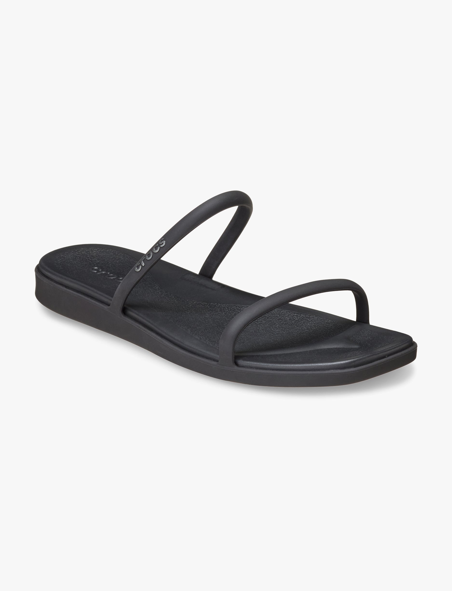 Crocs Miami Two Strap Sandal - כפכפי קרוקס מיאמי 2 רצועות לנשים בצבע שחור