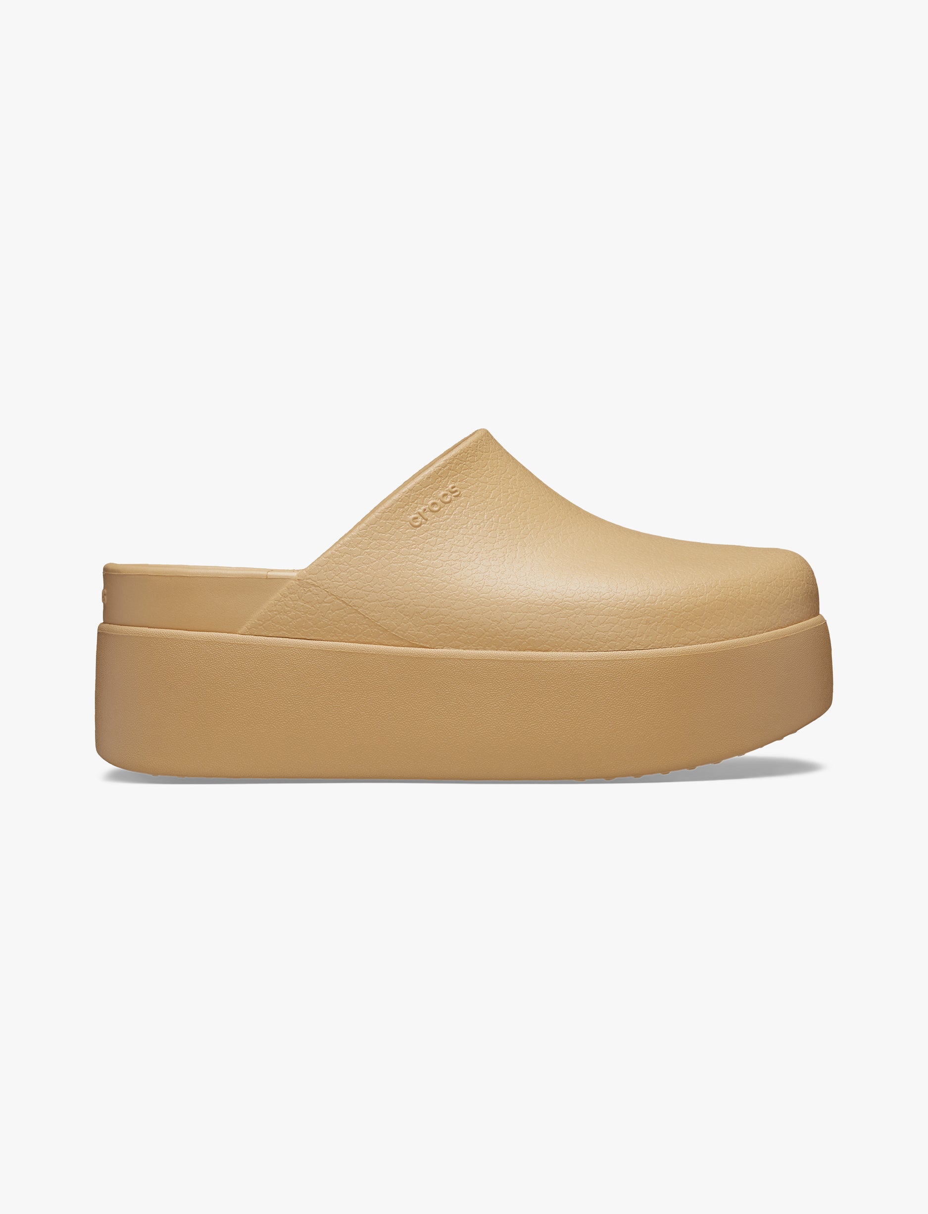 Crocs Dylan Platform Clog - כפכפי קרוקס דילן פלטפורמה לנשים בצבע צהוב חיטה