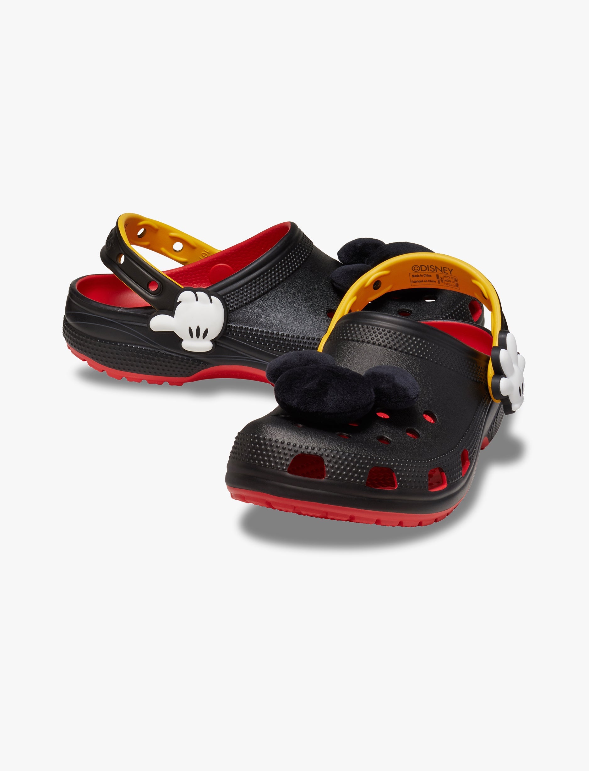Crocs Mickey IAM Classic Clog - כפכפי קרוקס קלוג מיקי מאוס בצבע שחור/אדום