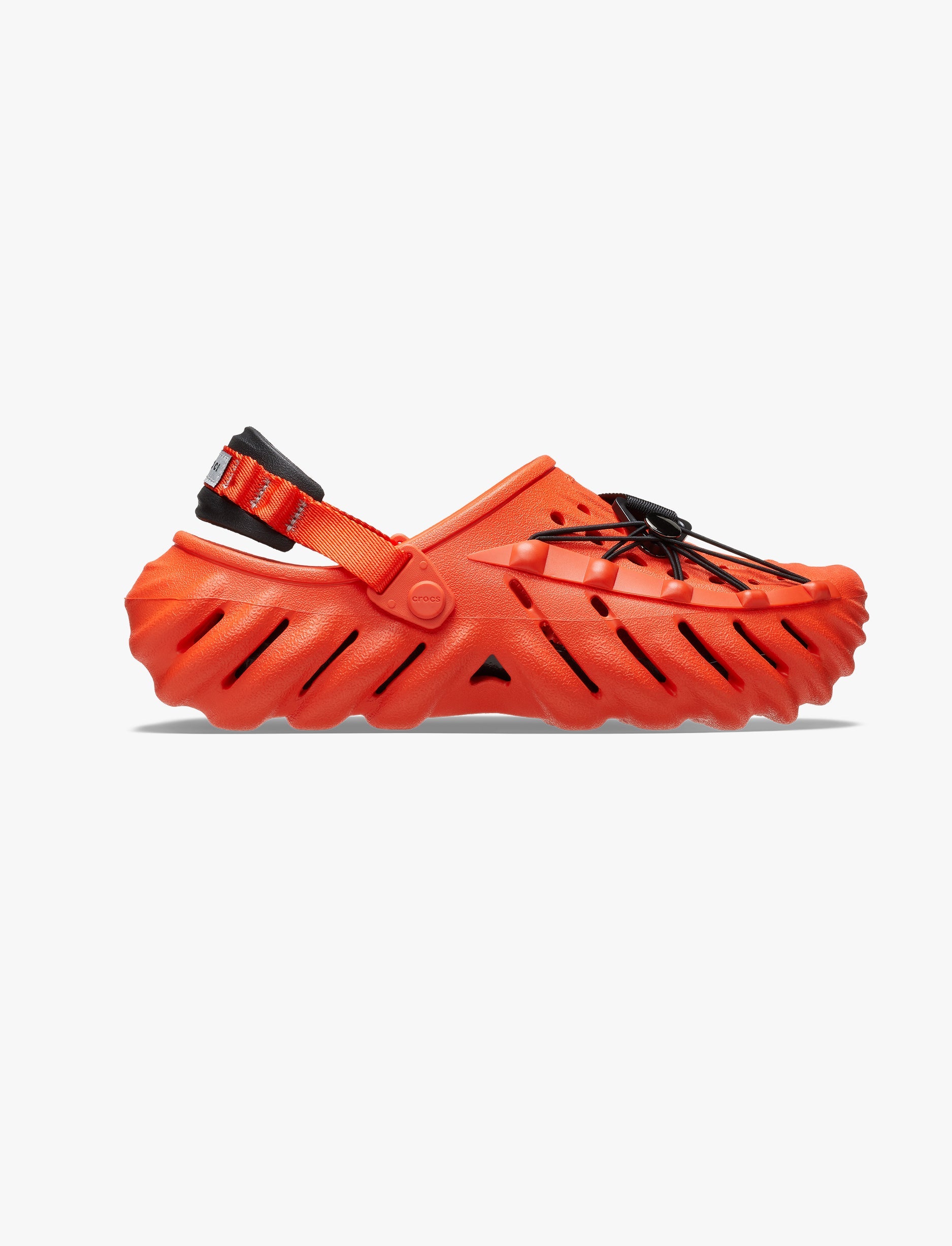 Crocs Echo Reflective Laces Clog - כפכפי קלוג אקו קרוקס בצבע אדום