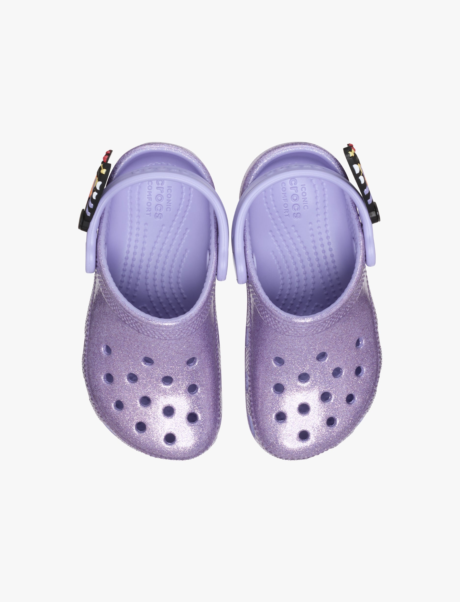 Crocs Classic I AM Butterfly Clog T - כפכפי קרוקס קלוג בעיטור פרפר בצבע סגול נצנצים