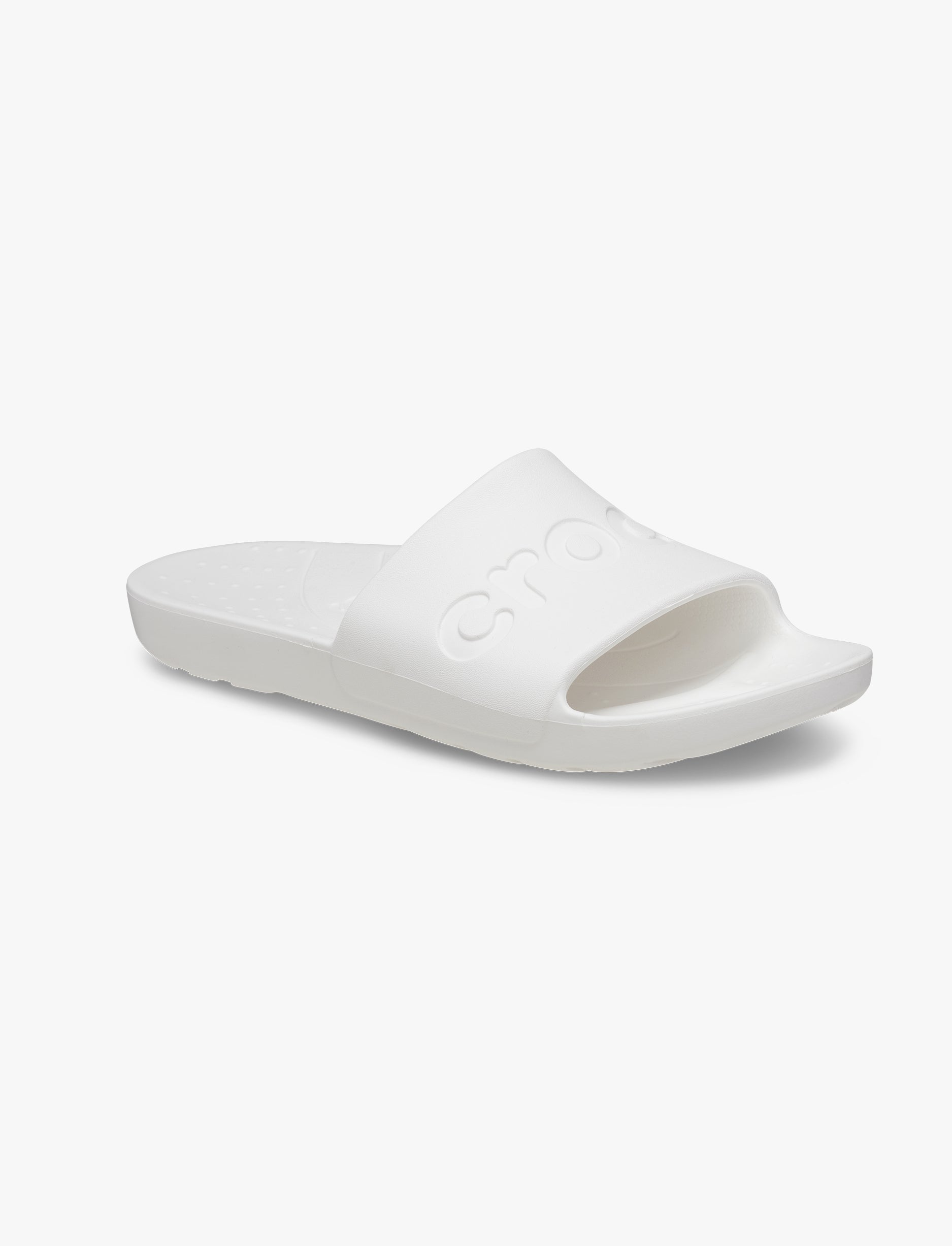 Crocs Slide - כפכפי סלייד קרוקס בצבע לבן