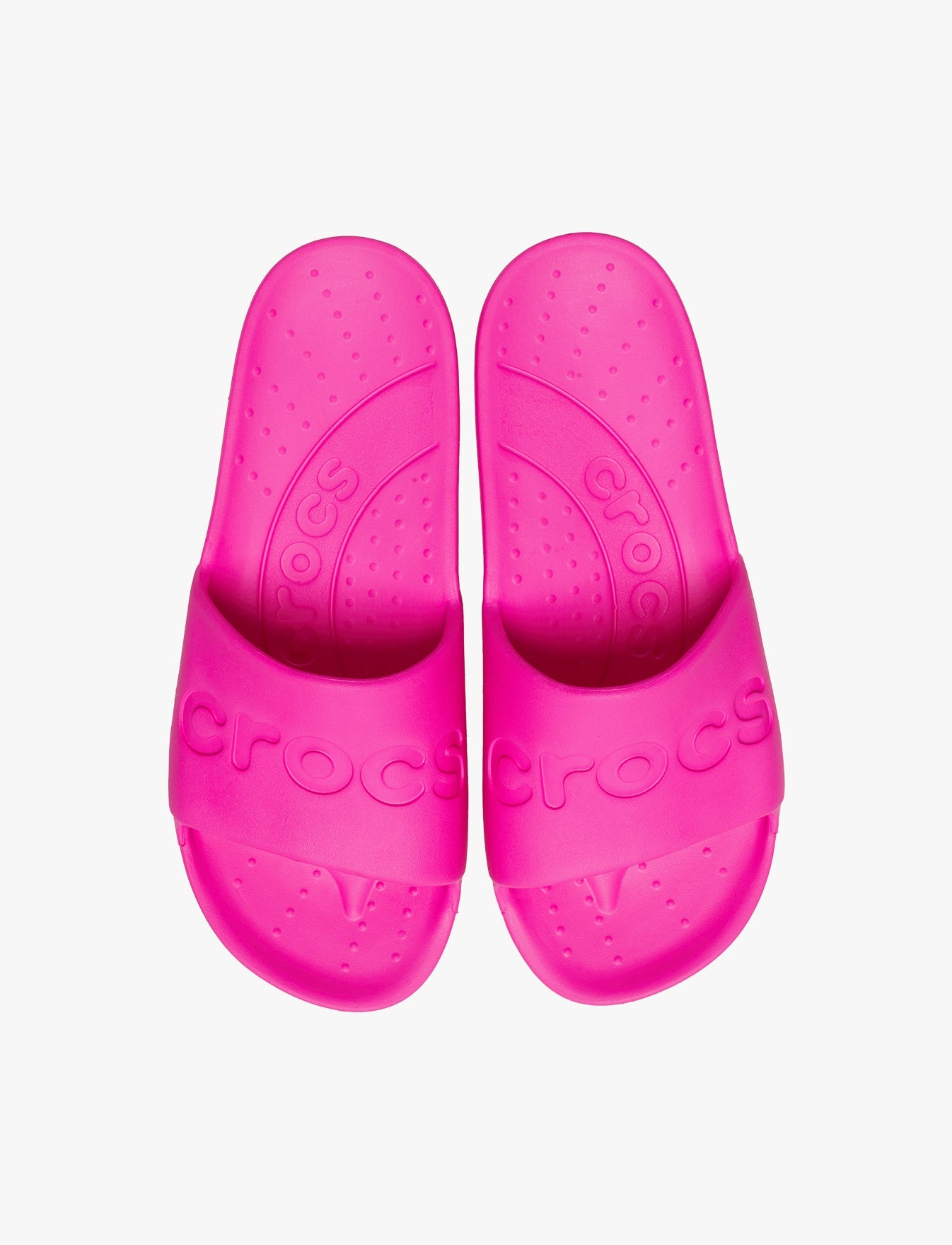 Crocs Slide - כפכפי סלייד קרוקס בצבע ורוד