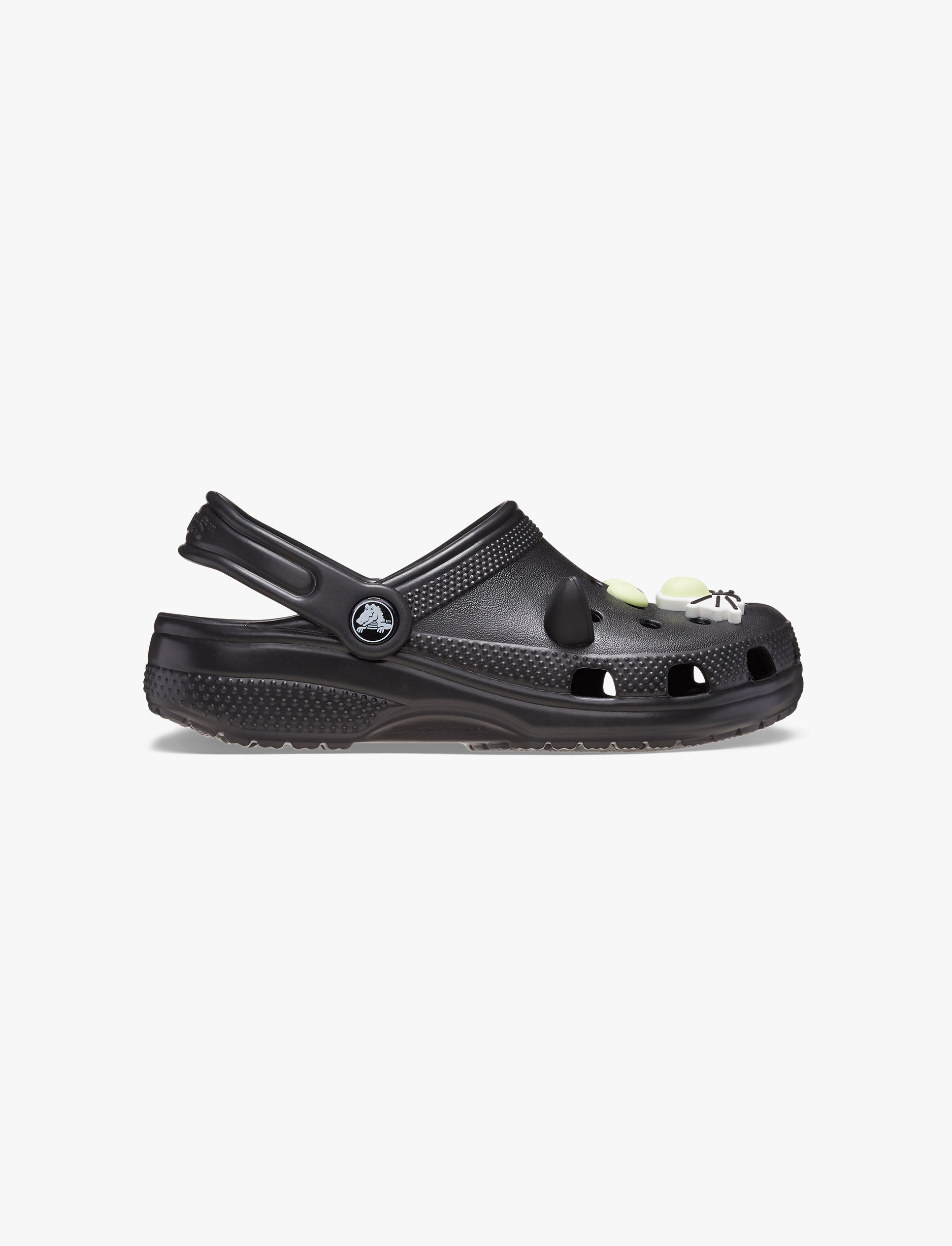 Crocs Classic Glow Black Cat Clog T - כפכפי קלוג קרוקס לפעוטות בצבע שחור