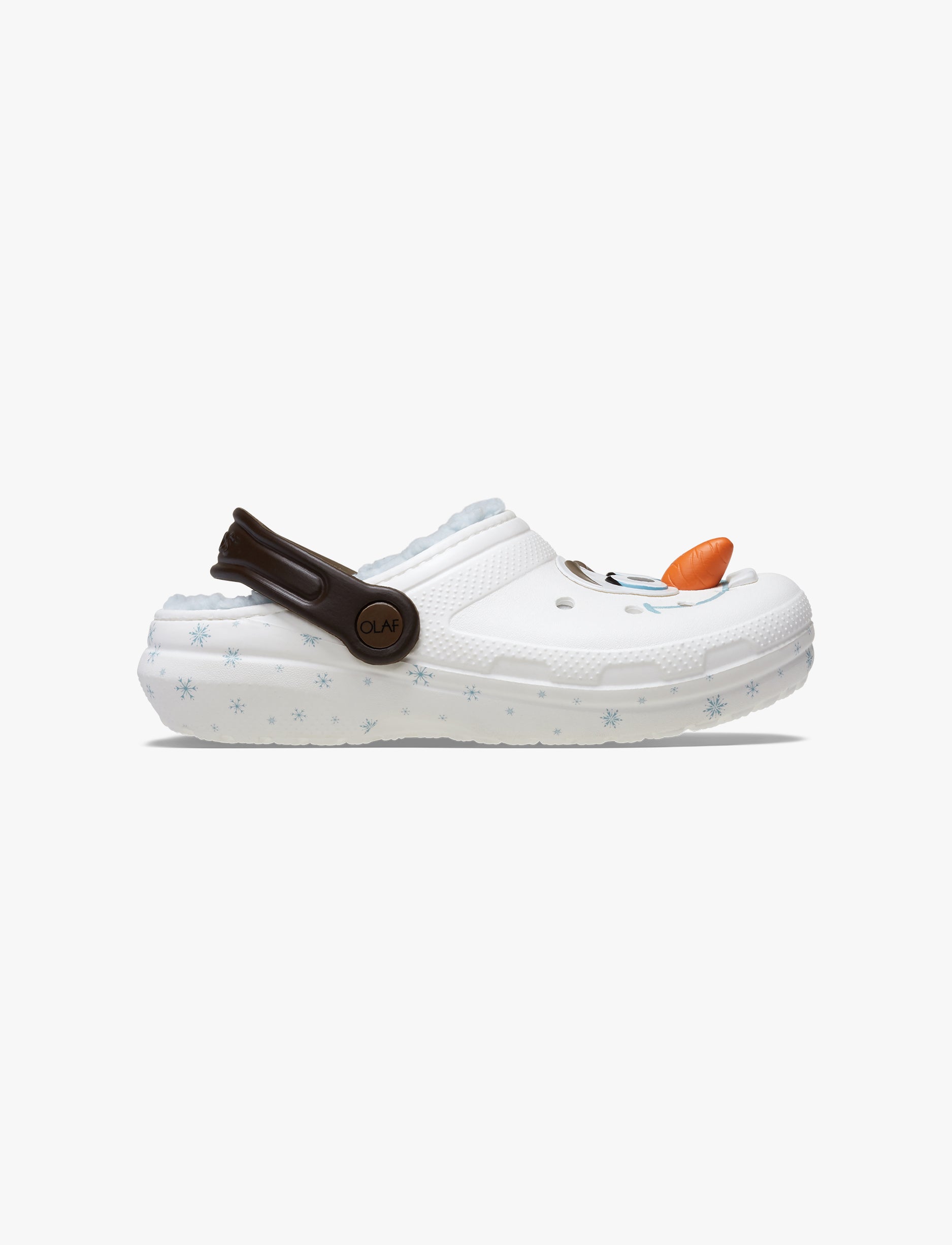 Crocs Toddlers' Disney Frozen Olaf Lined Classic Clog T - כפכפים פרוותיים קרוקס פרוזן אולף לילדים מידות קטנות