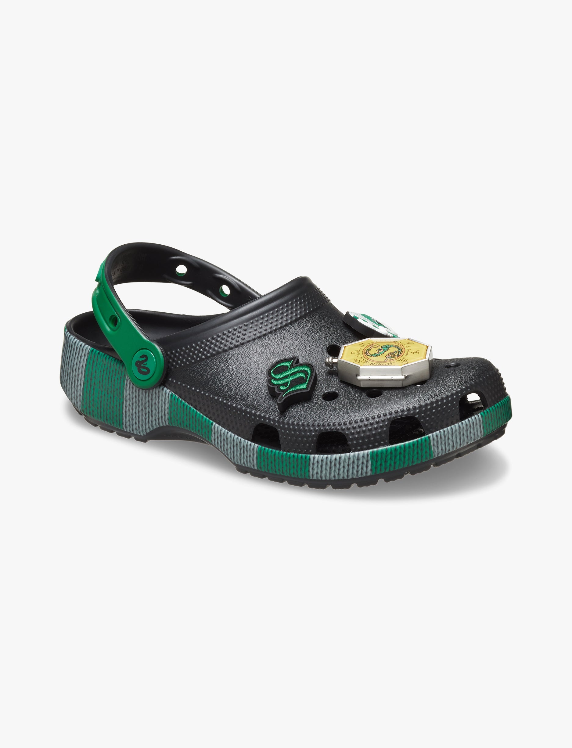 Crocs Harry Potter Slytherin Classic Clog - כפכפי קרוקס קלוג הארי פוטר סלית'רין בצבע שחור/ירוק