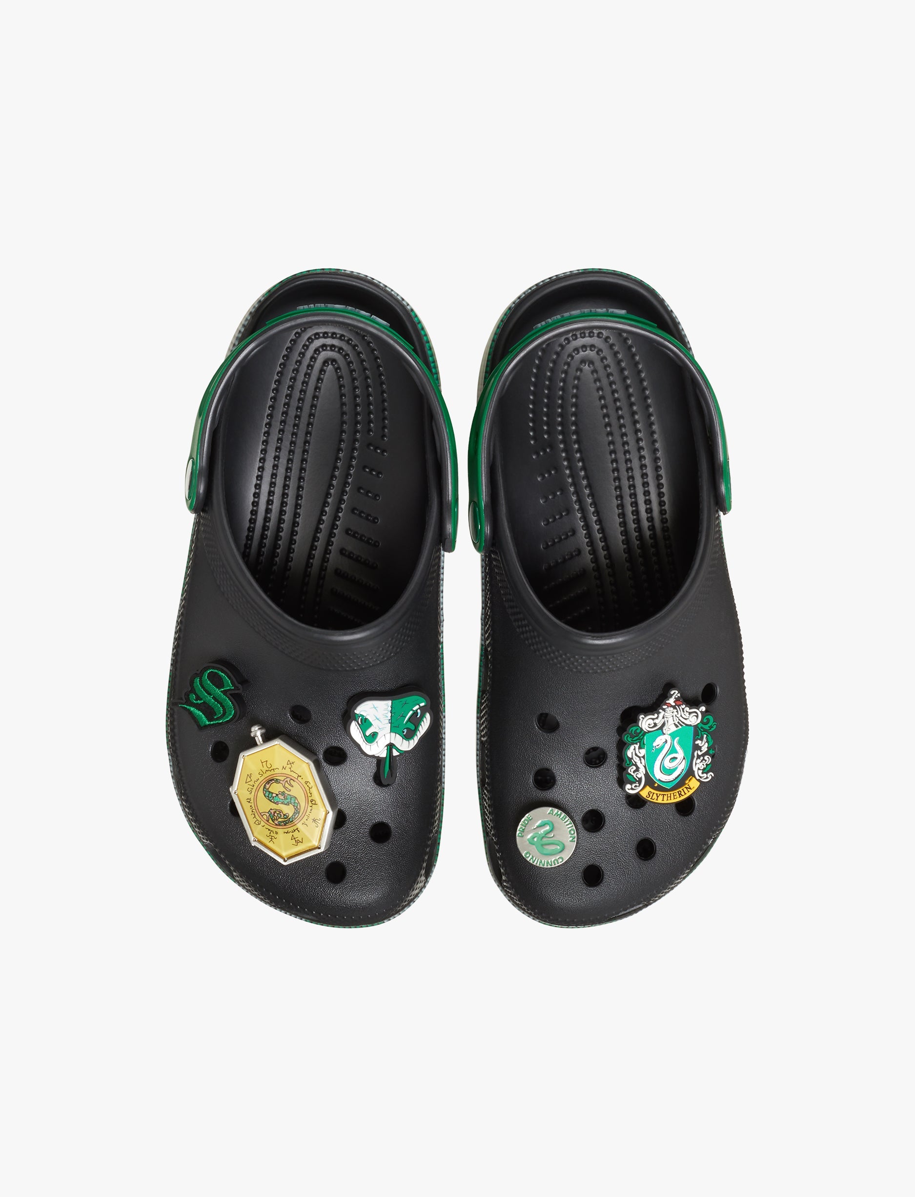 Crocs Harry Potter Slytherin Classic Clog - כפכפי קרוקס קלוג הארי פוטר סלית'רין בצבע שחור/ירוק