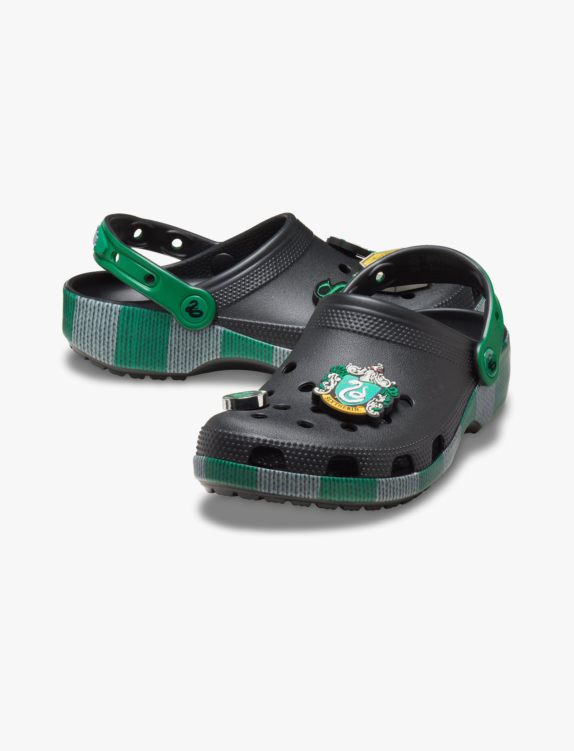 Crocs Harry Potter Slytherin Classic Clog - כפכפי קרוקס קלוג הארי פוטר סלית'רין בצבע שחור/ירוק
