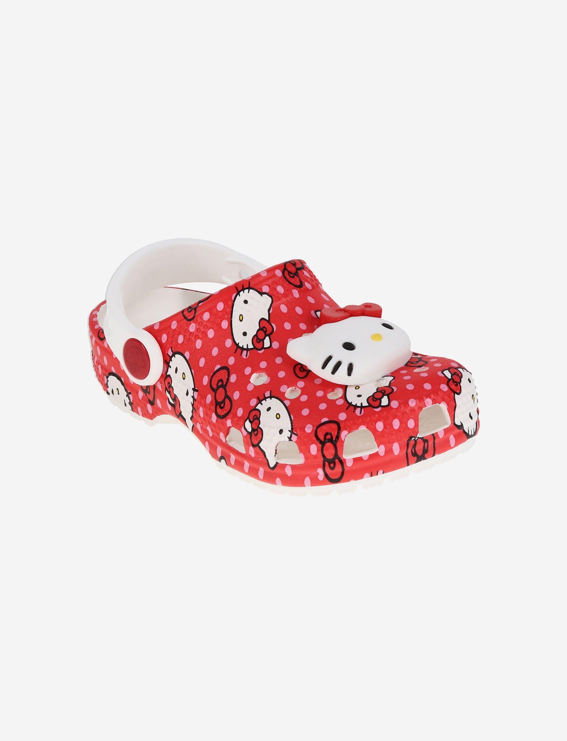 Crocs Hello Kitty Red Classic Clog T- כפכפי קרוקס לילדות הלו קיטי
