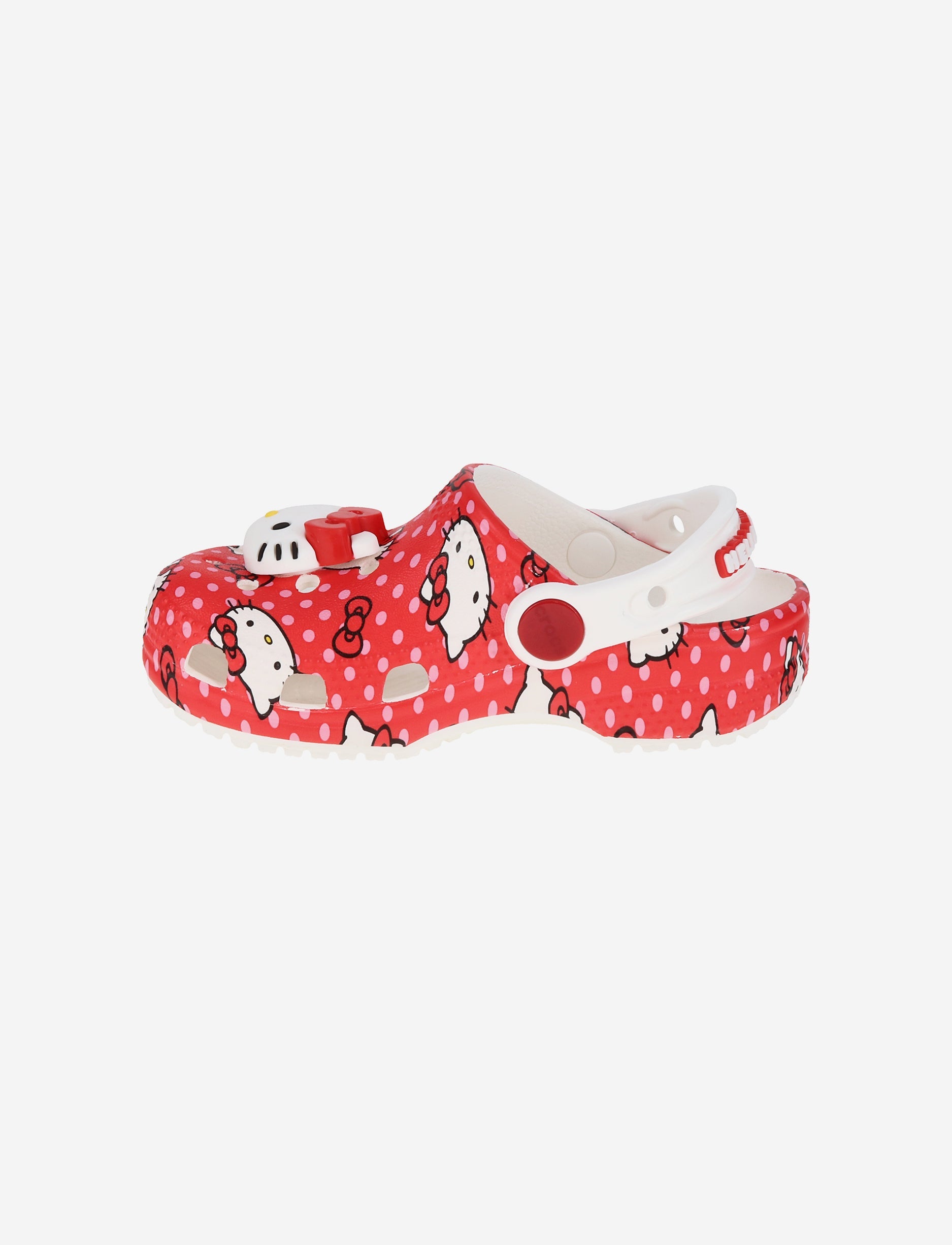 Crocs Hello Kitty Red Classic Clog T- כפכפי קרוקס לילדות הלו קיטי