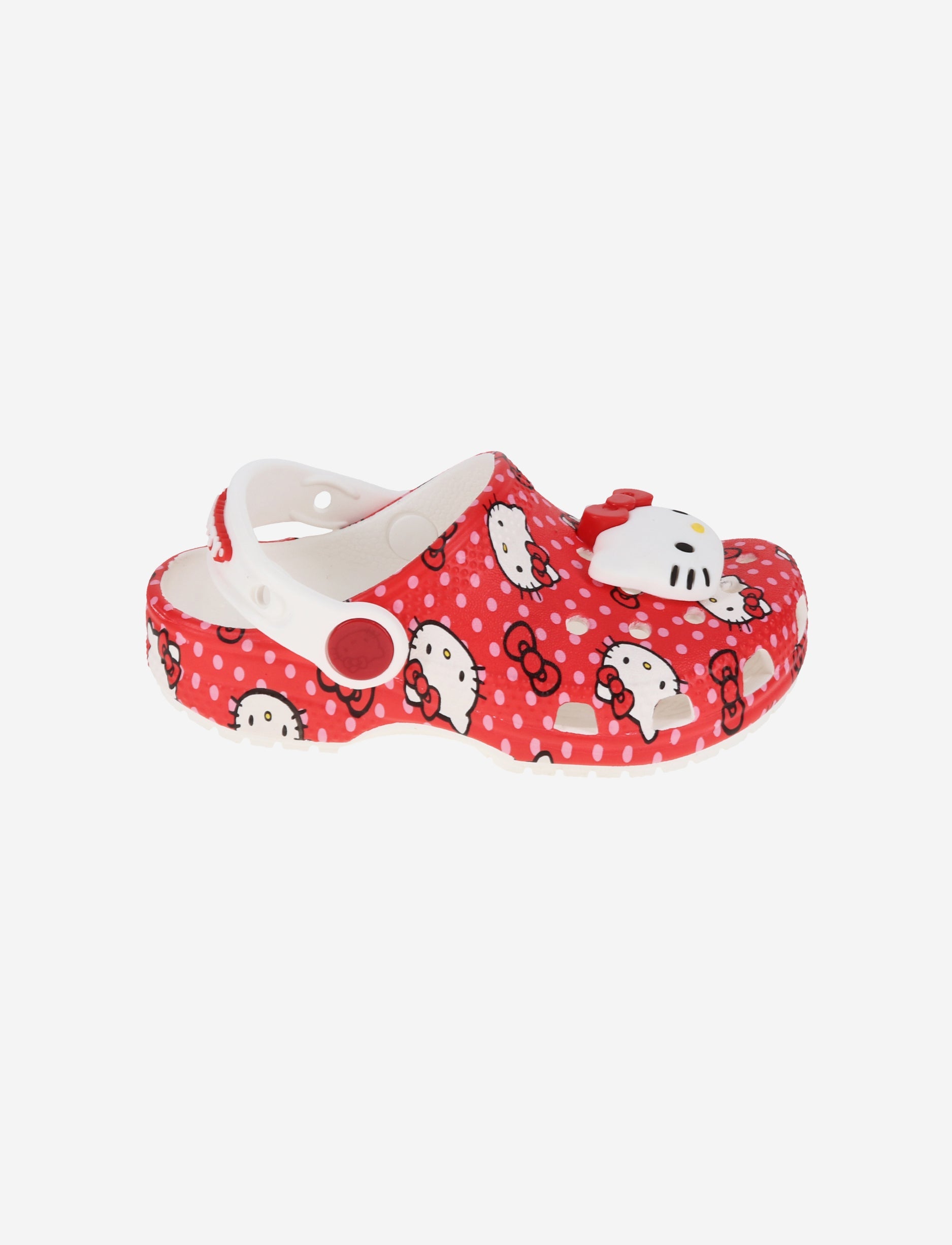 Crocs Hello Kitty Red Classic Clog K- כפכפי קרוקס לילדות הלו קיטי מידות קטנות